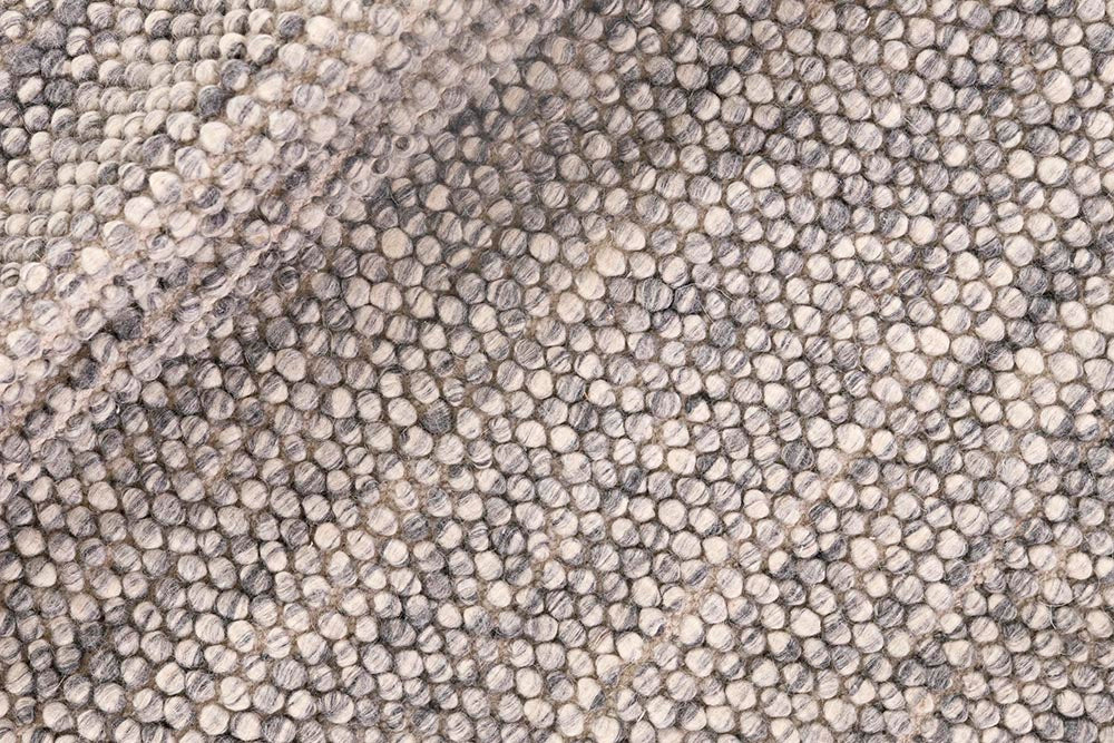 Anthracite Round Rug BUBBLES