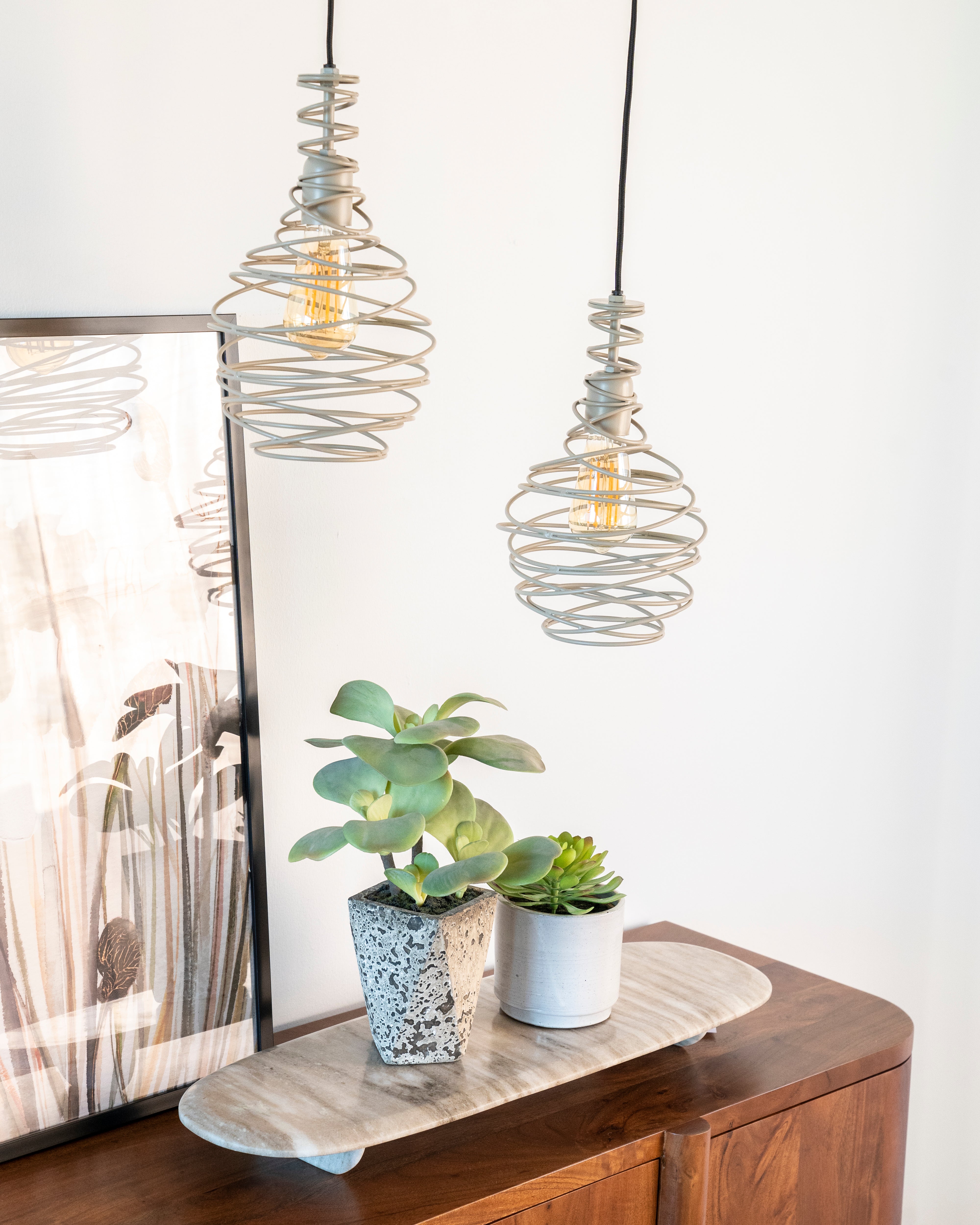 Podnos BLANCH krémový mramor