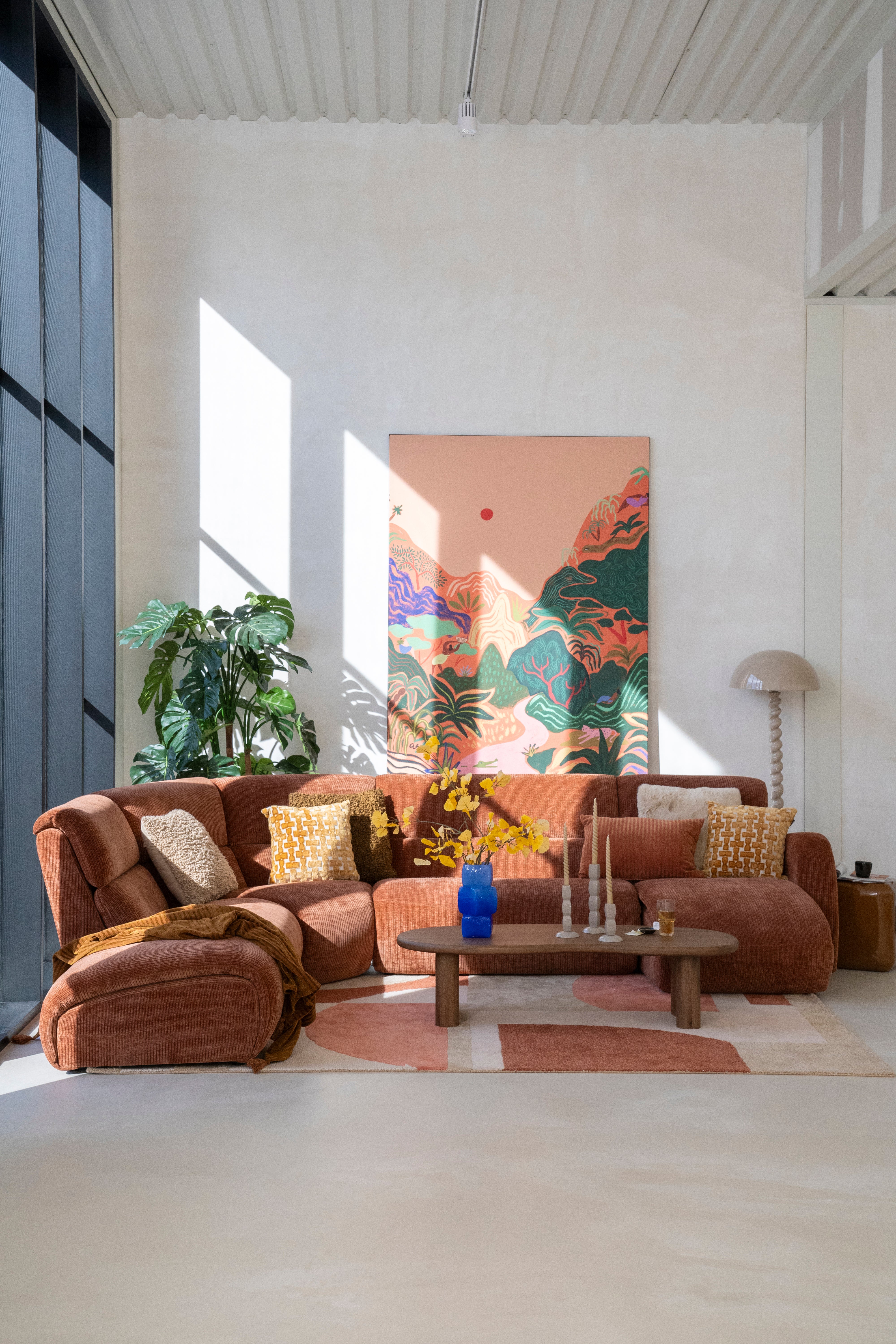 VISTA vankúš horčicový