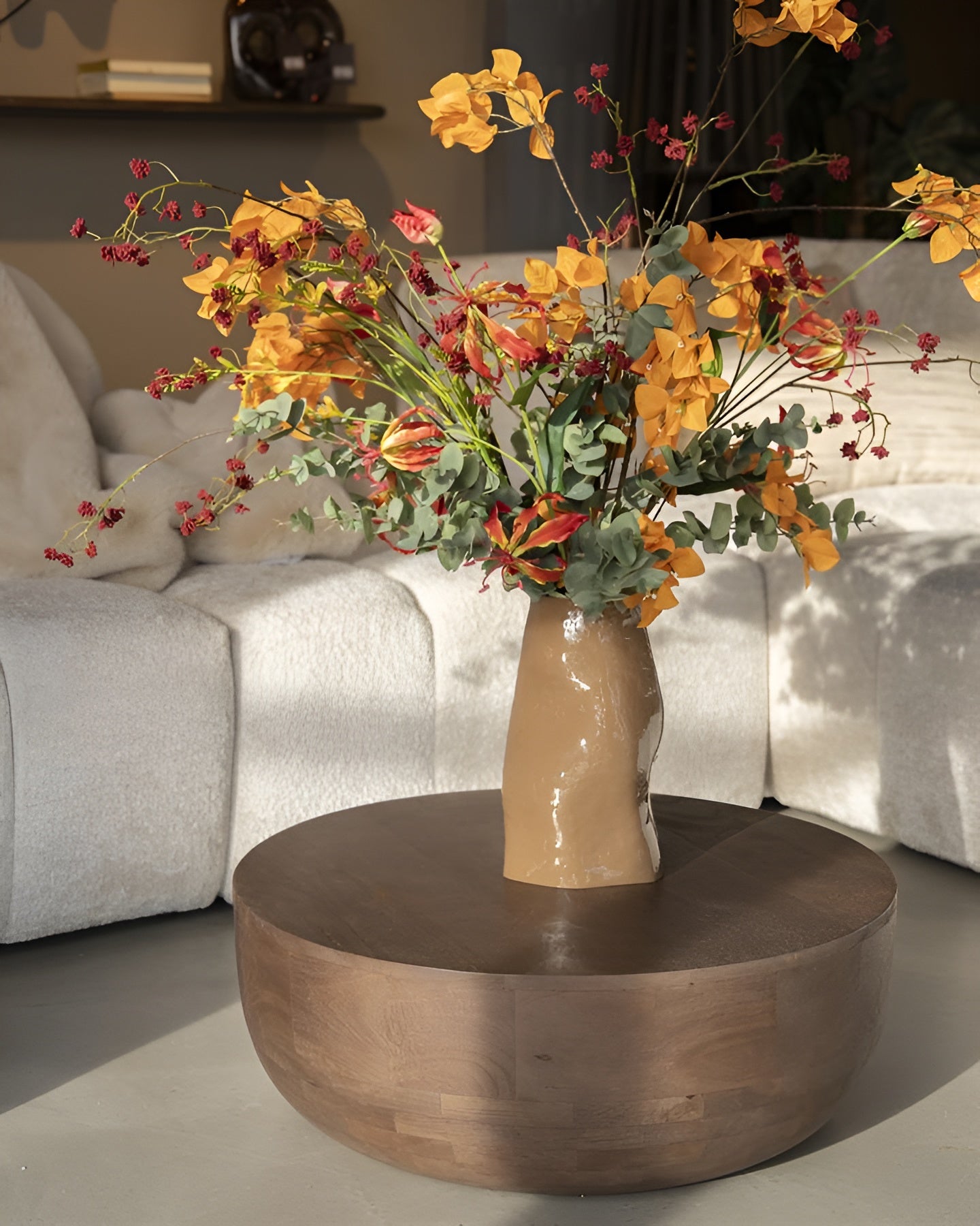 Stolik kawowy KARIBU drewno mango