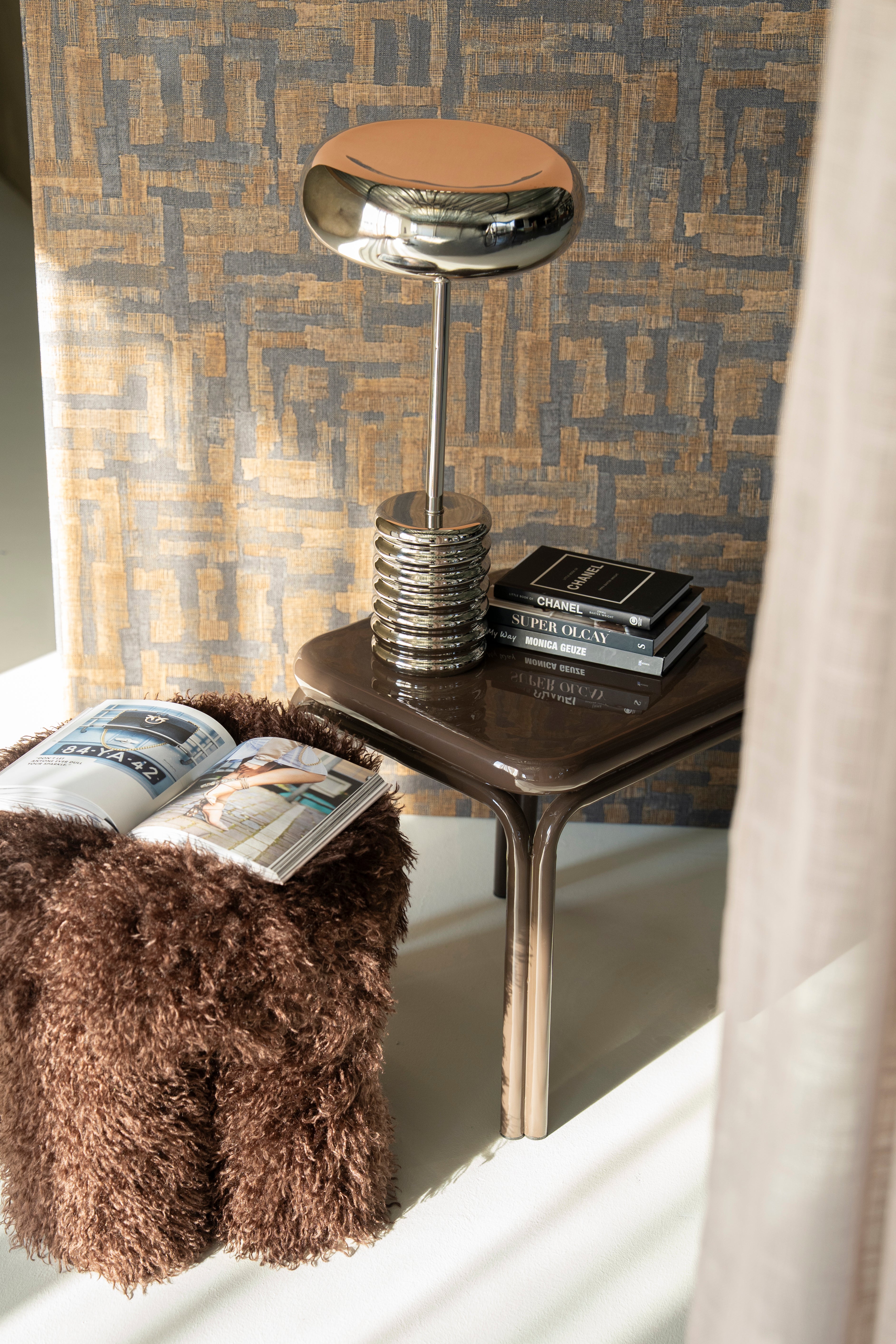 CHROMEO chrome table lamp