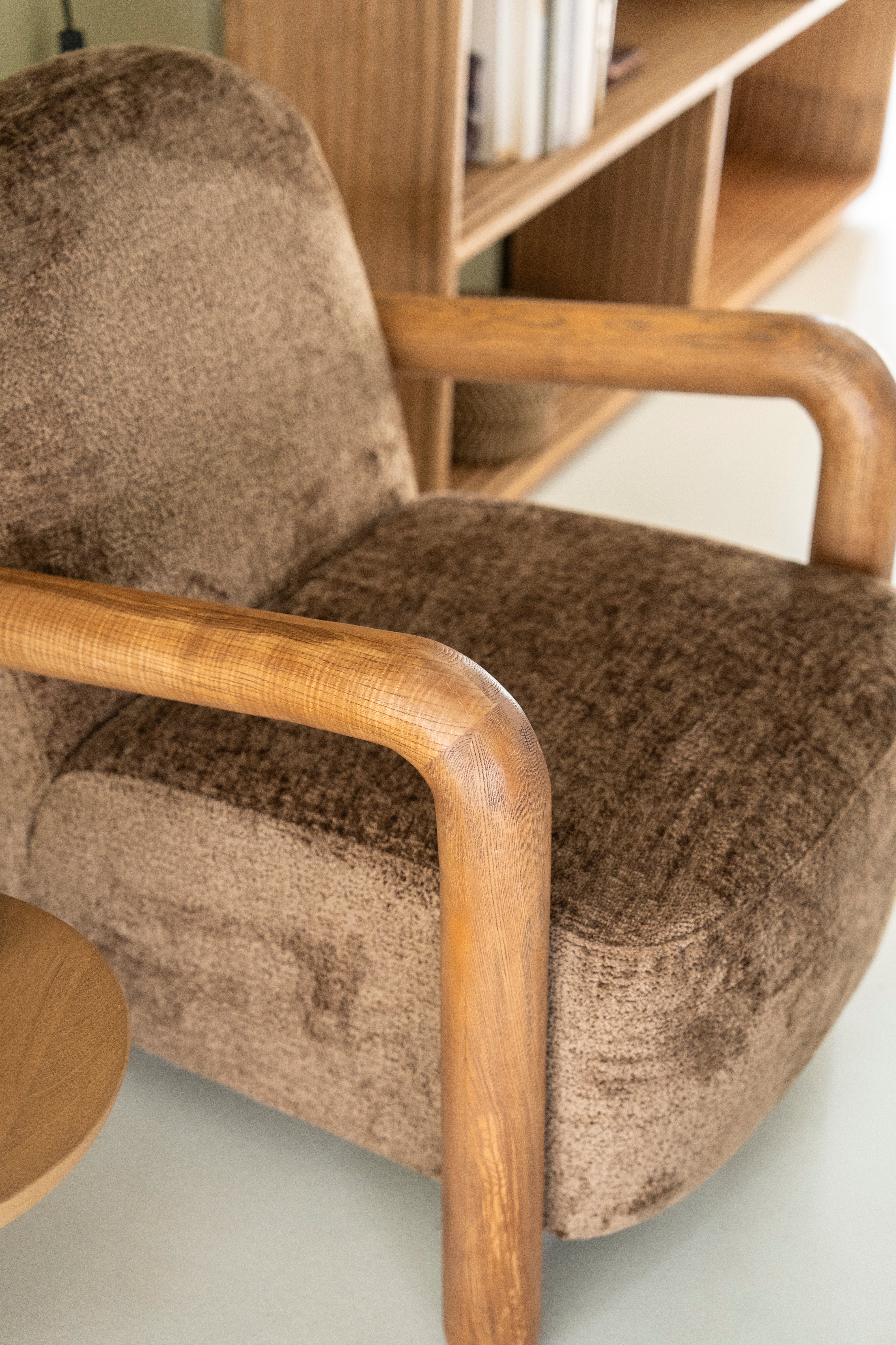 RETROVA Beige Armchair