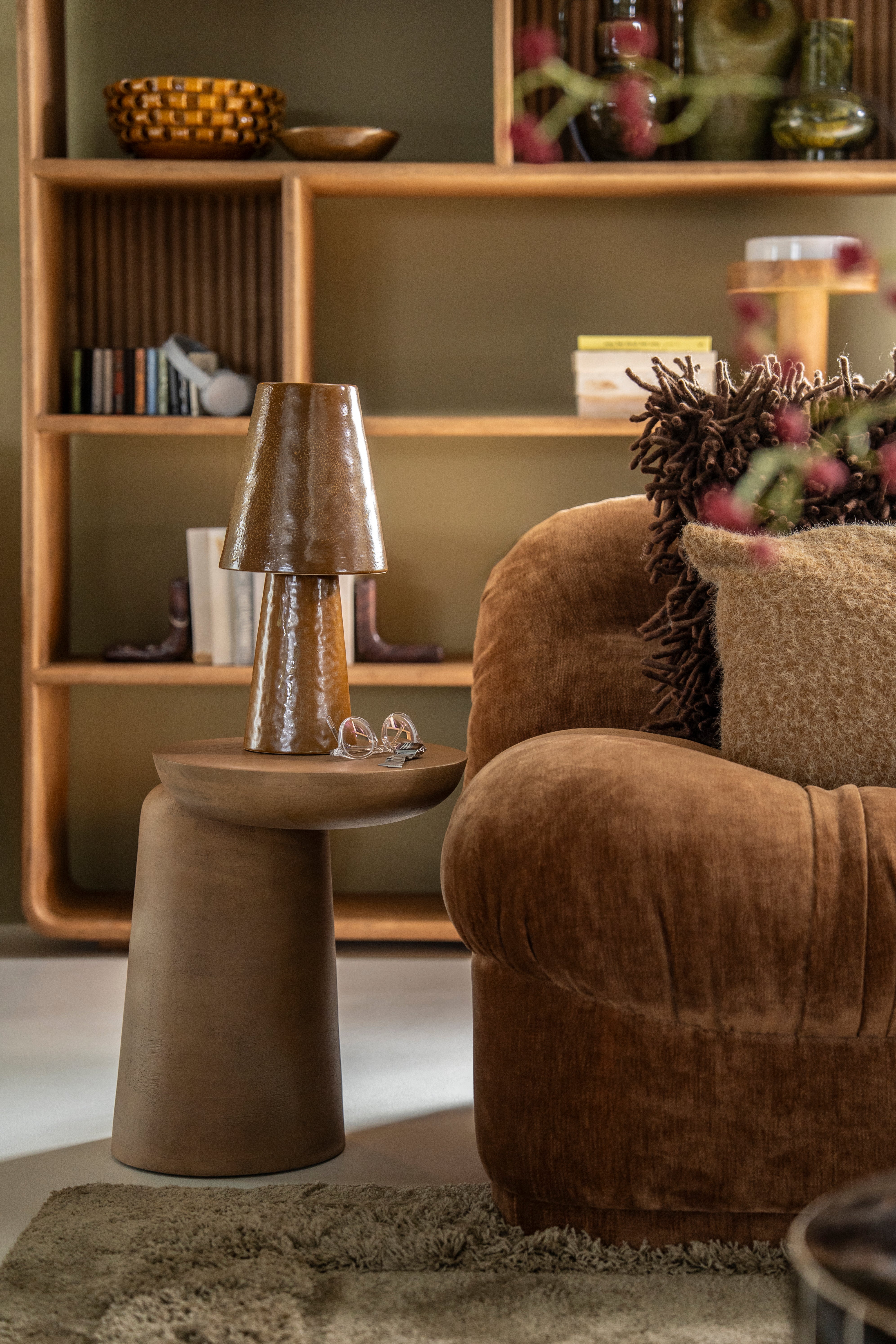 WOOMBLE Side Table Dark Mango Wood