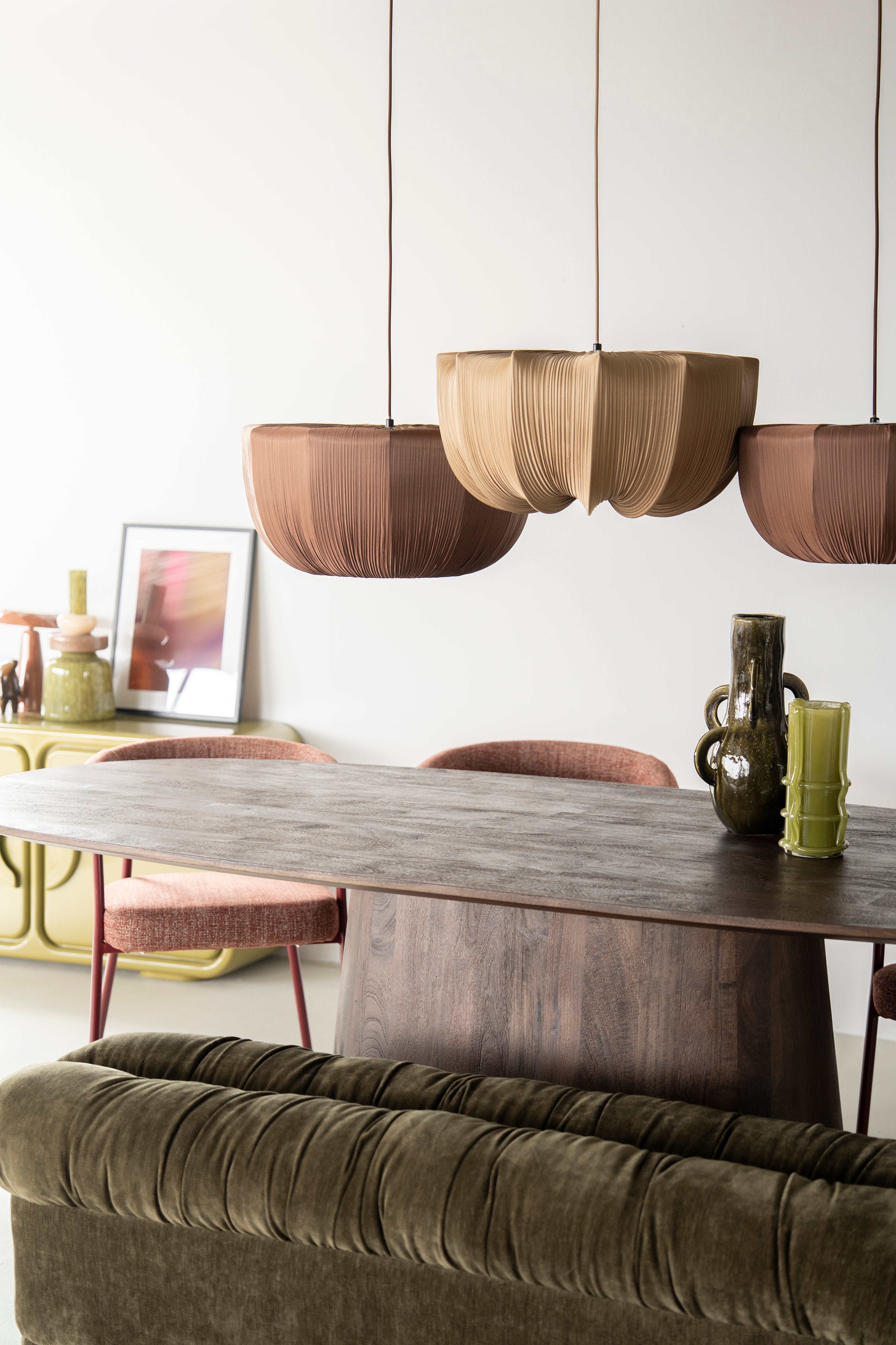 Lampa wisząca NUVIA DUO brązowy