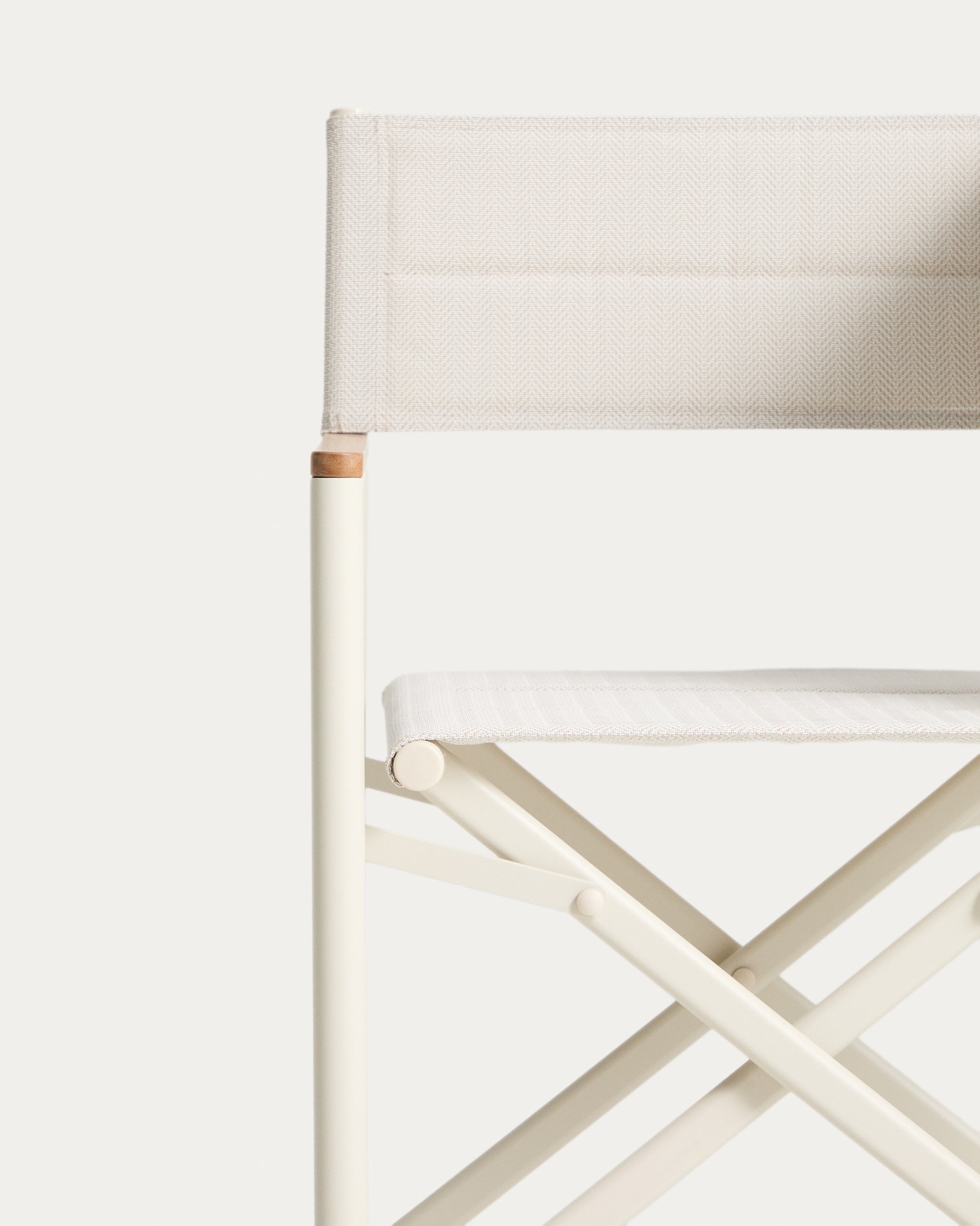 Skladacia záhradná stolička TISNO ecru