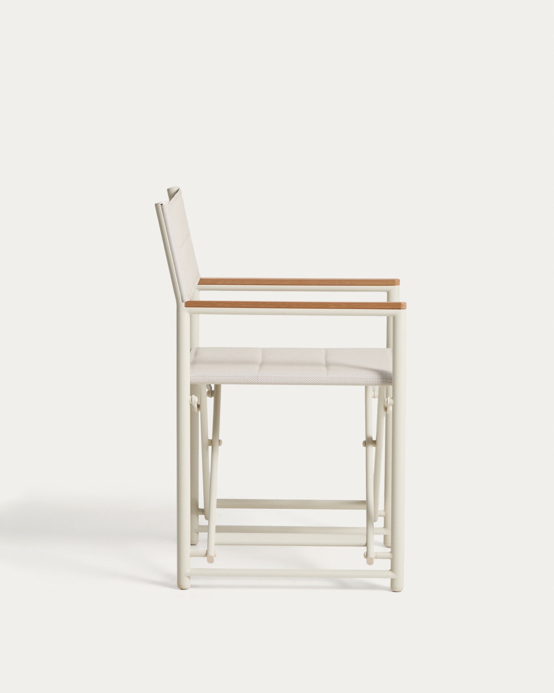 Skladacia záhradná stolička TISNO ecru