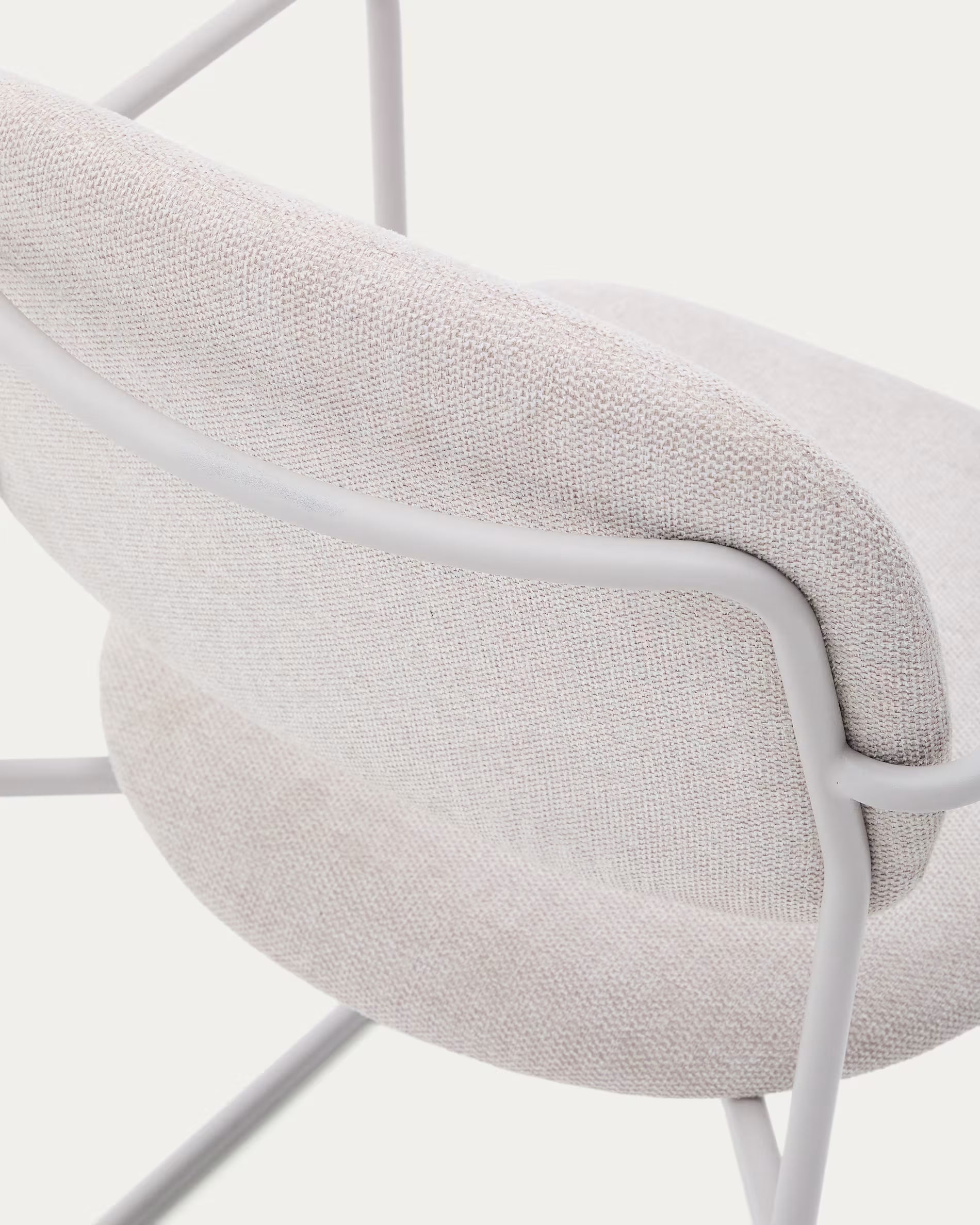 Kreslo s podrúčkami MELI šedobéžové