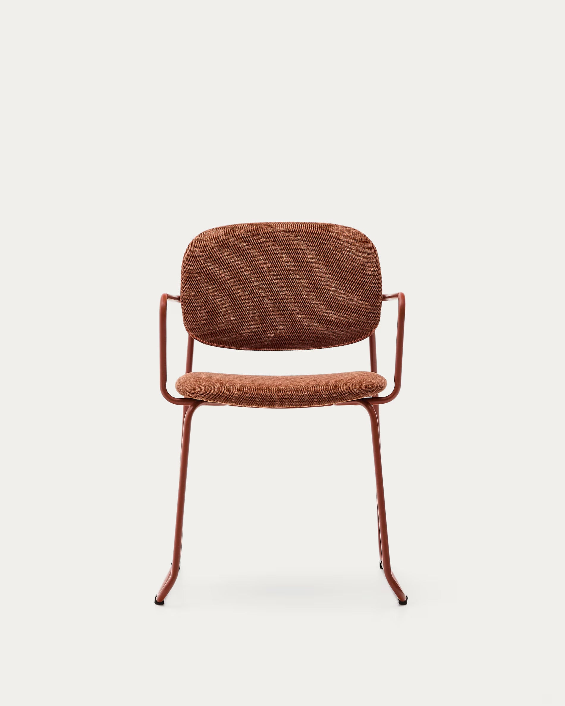 Kreslo s opierkami MELI terakota