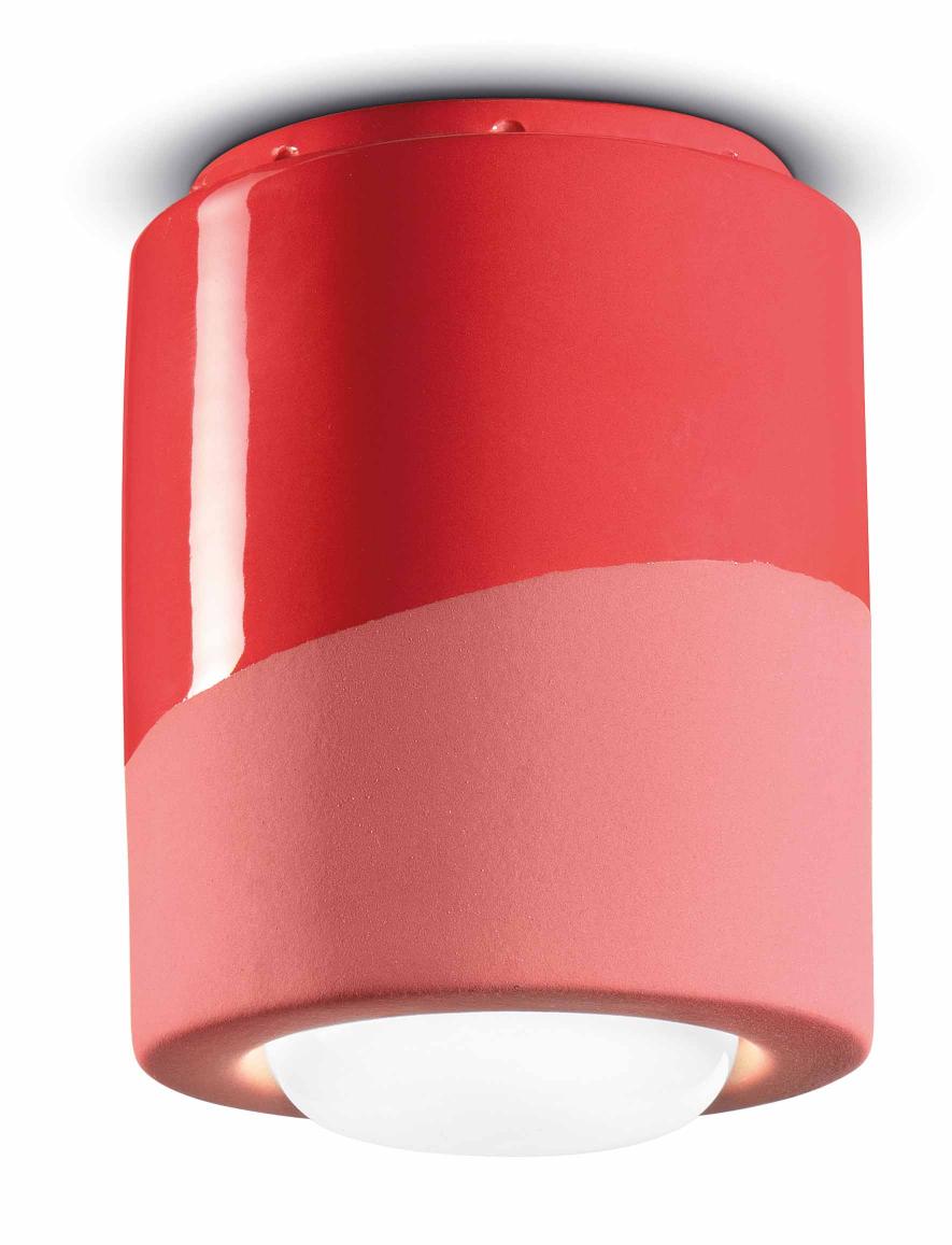 Red ceramic spot lamp PI