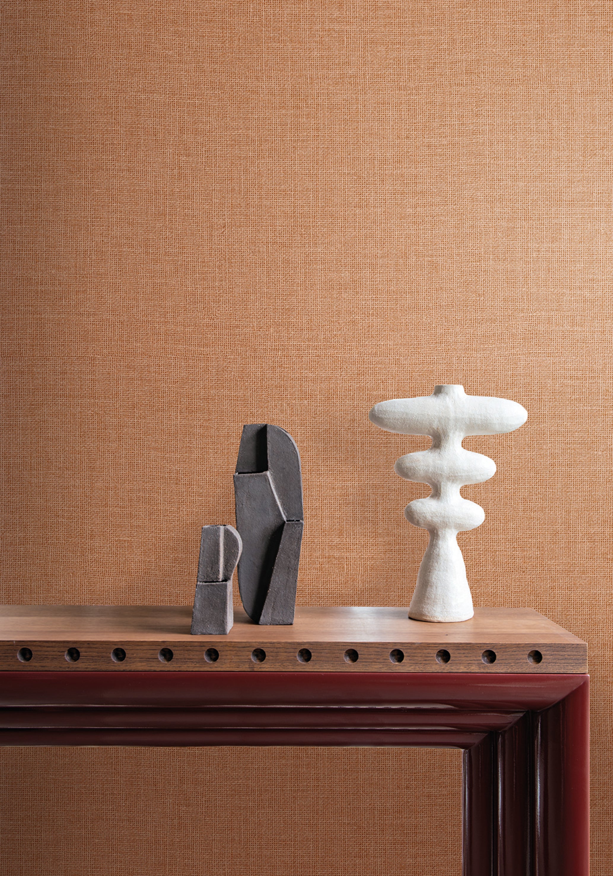 Štruktúrna tapeta imitujúca plátno LIENZO - KAKTUS kaktusový