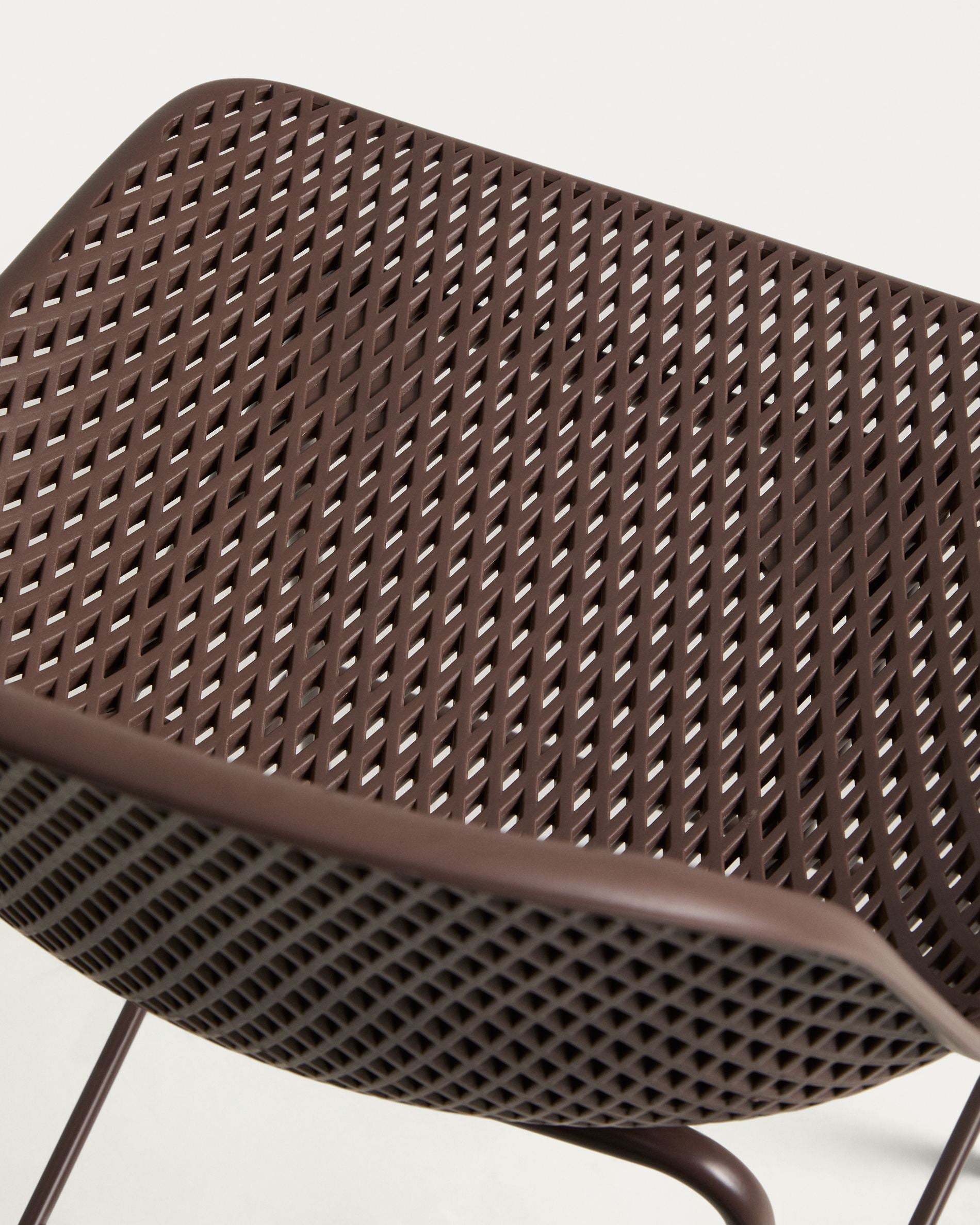 QUINBY Brown Garden Stool