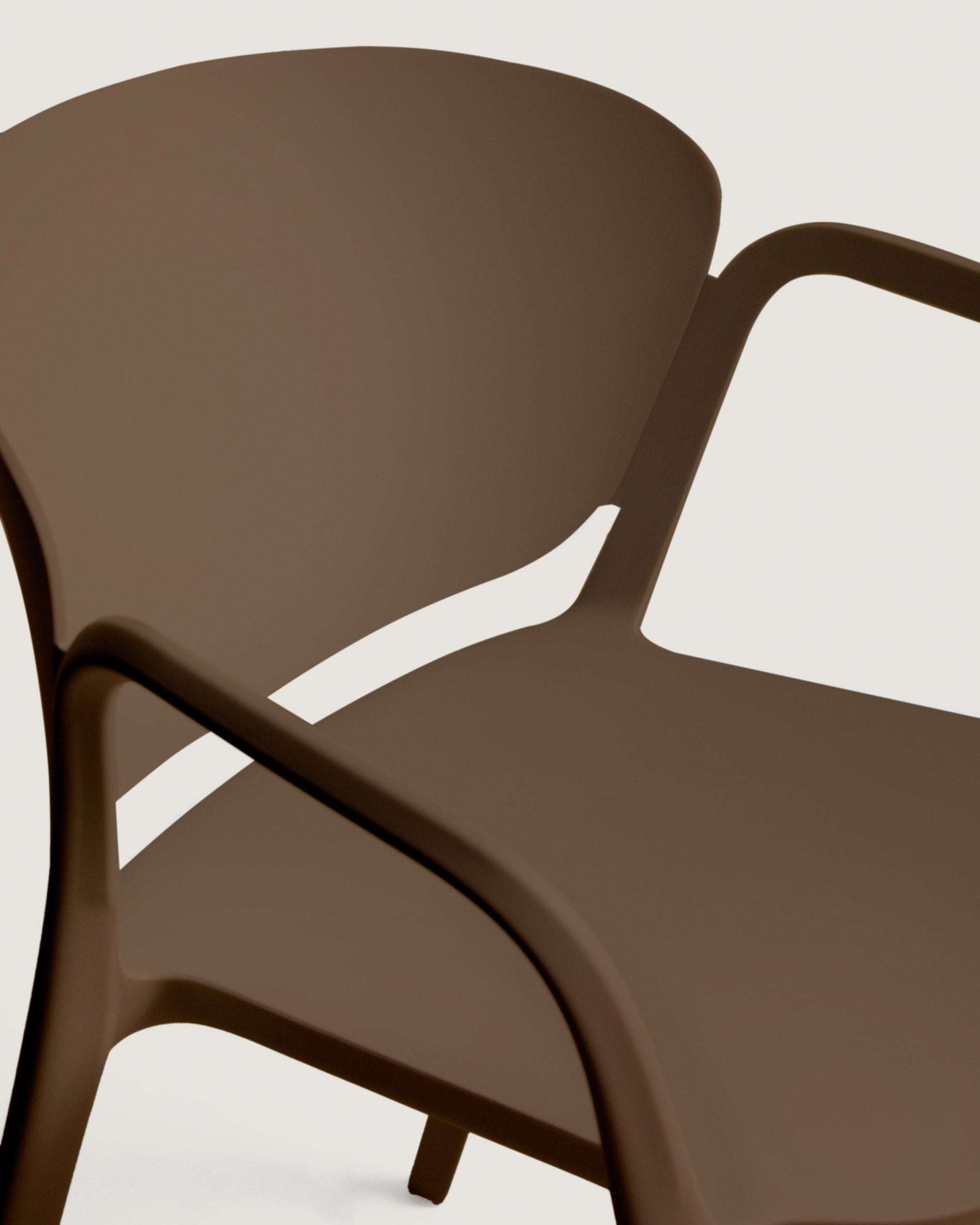 Záhradná stolička ANIA tmavohnedá