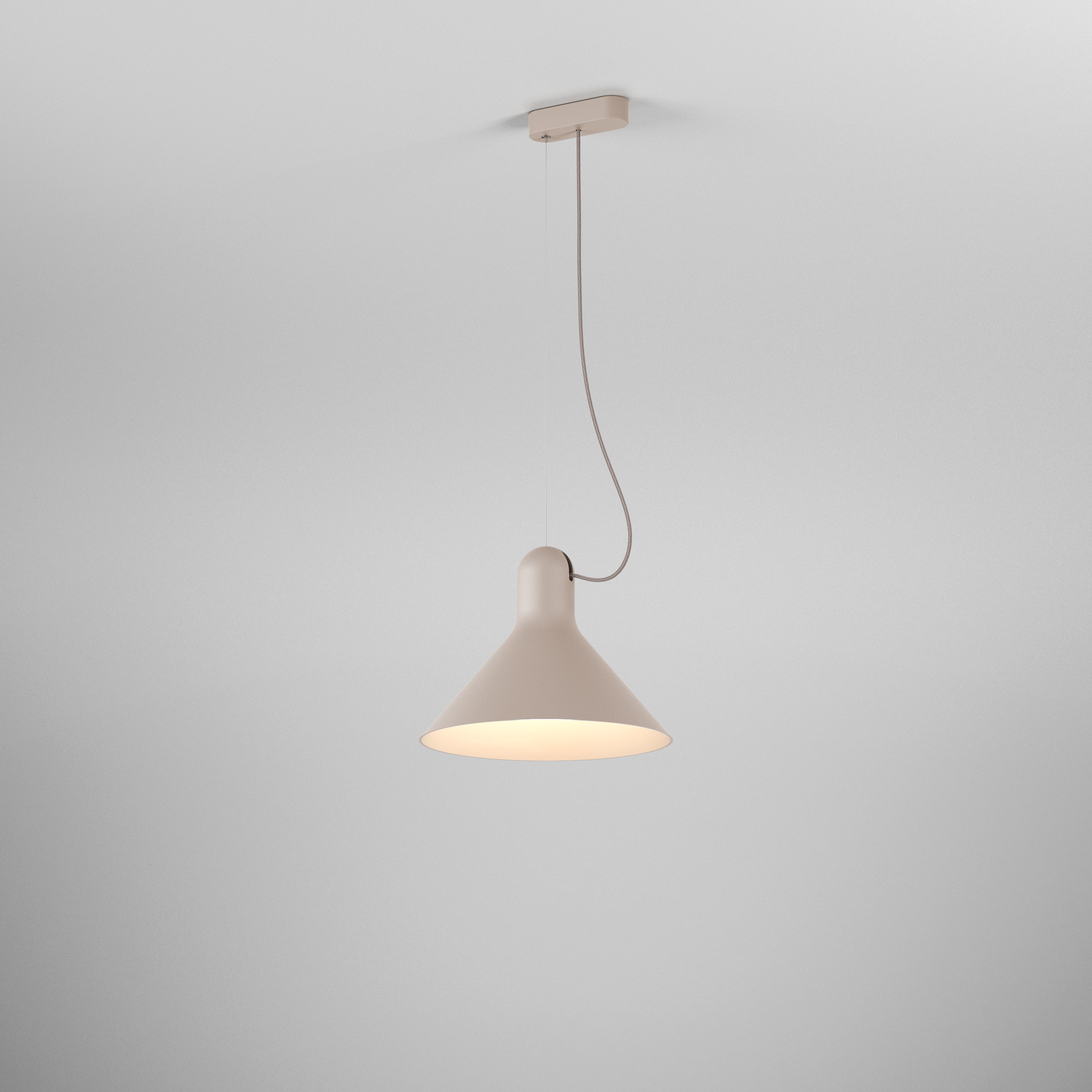 CONA pendant lamp beige taupe