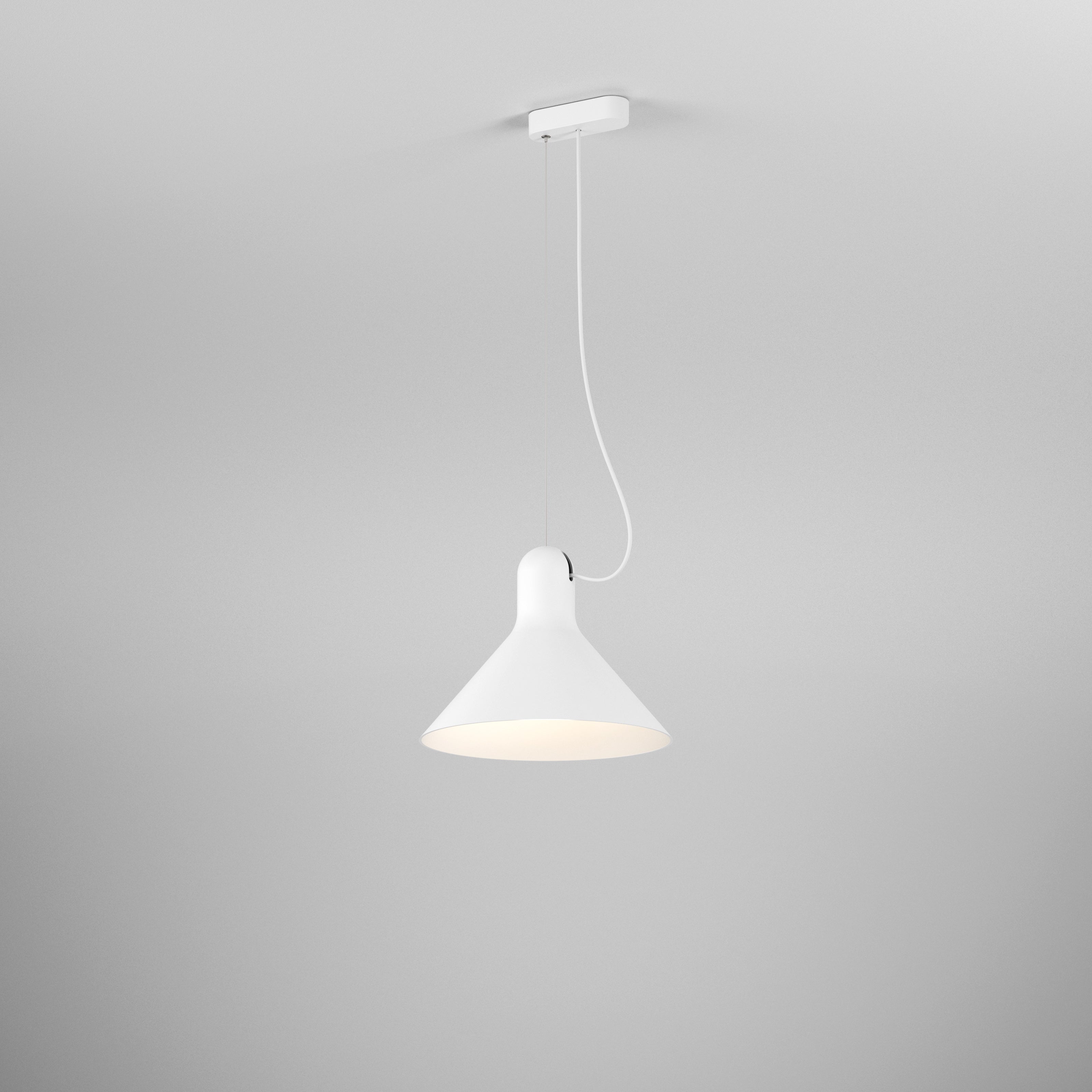 CONA white pendant lamp