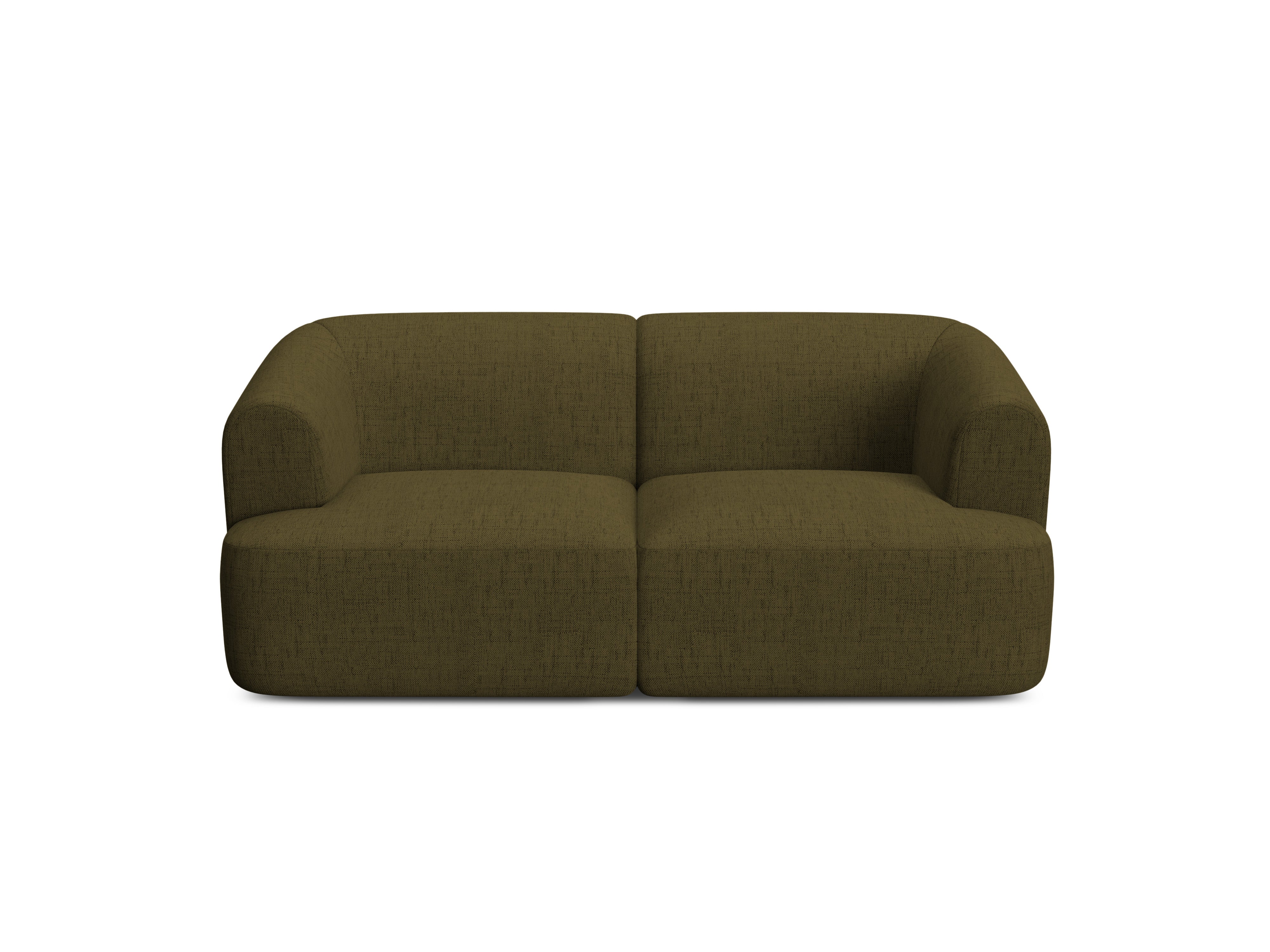 2-seater Sofa CAMPI green chenille
