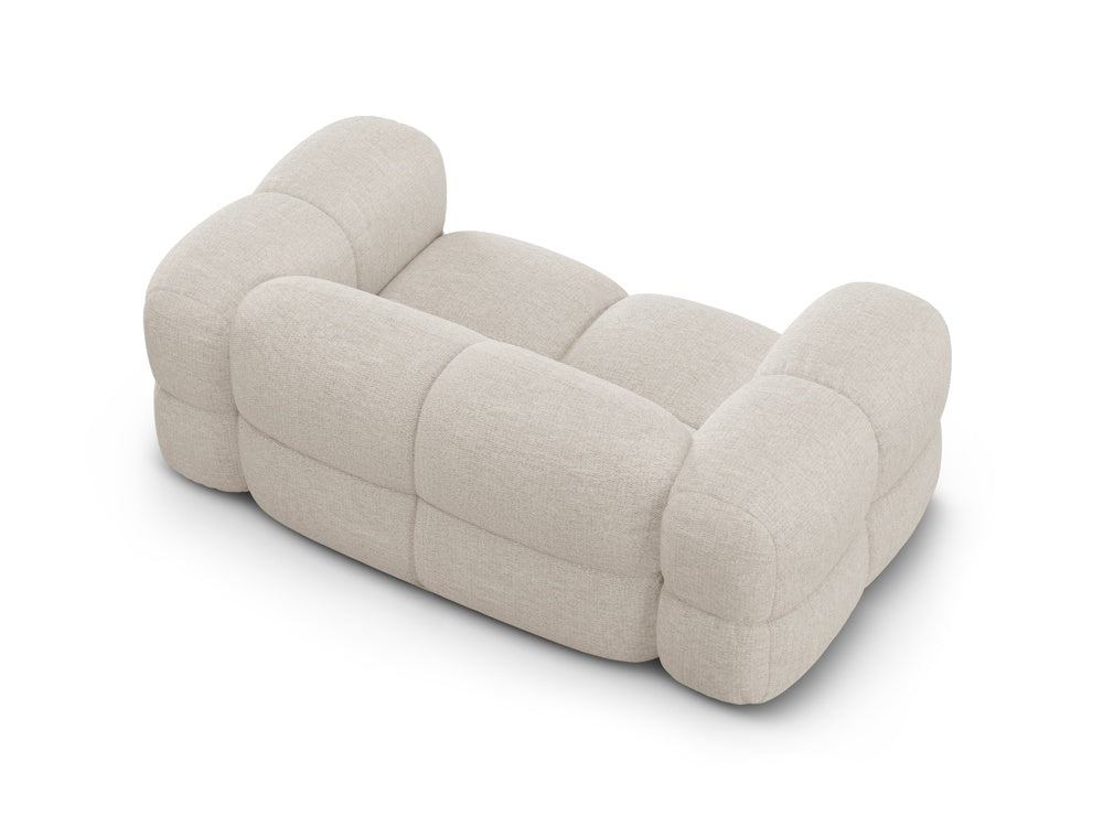 Sofa pre 2 osoby LORETTO svetlo béžová