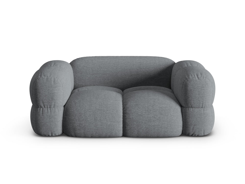 Sofa pre 2 osoby LORETTO šedobledomodrá