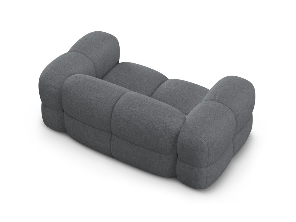Sofa pre 2 osoby LORETTO šedobledomodrá