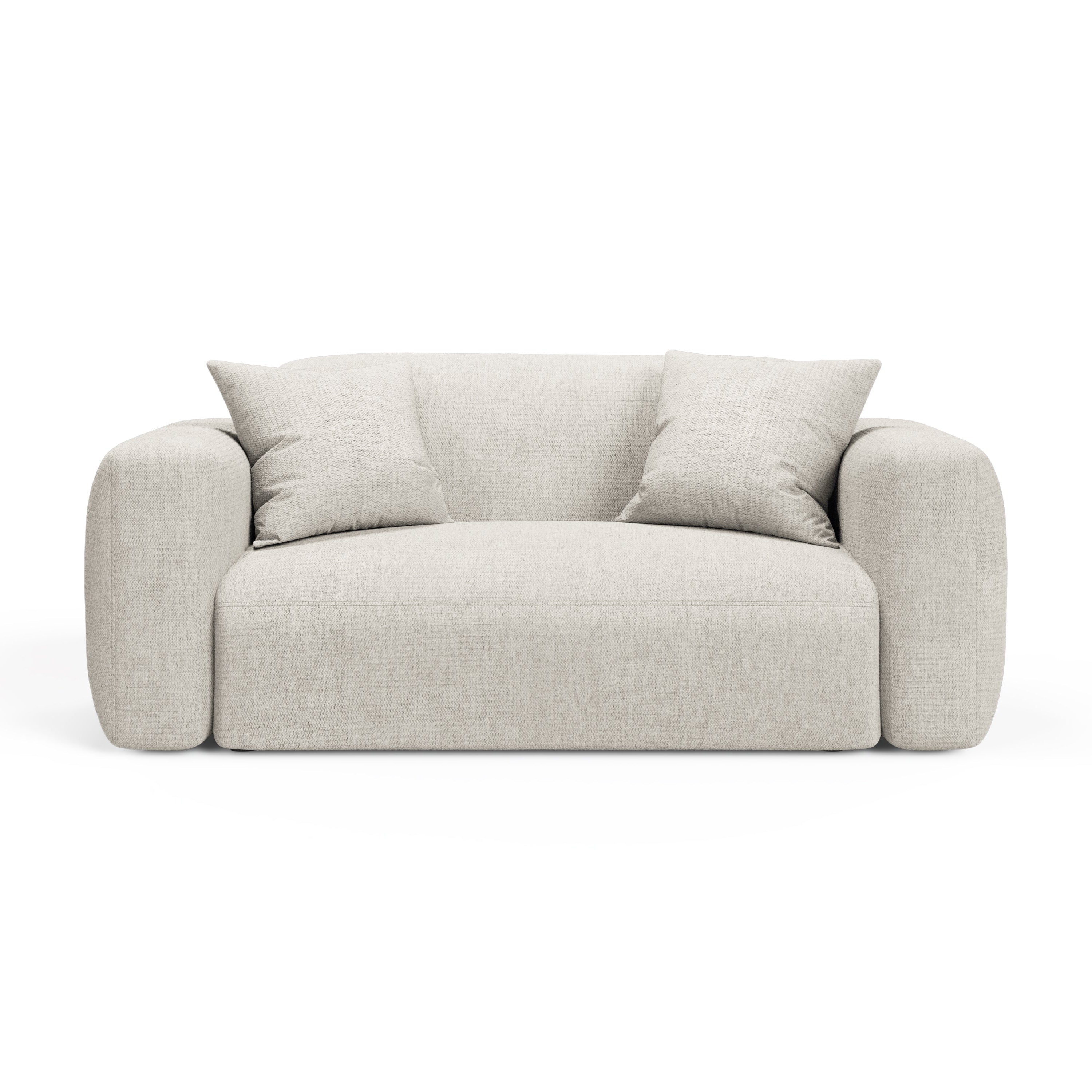 2-seater Sofa STRINO cream chenille