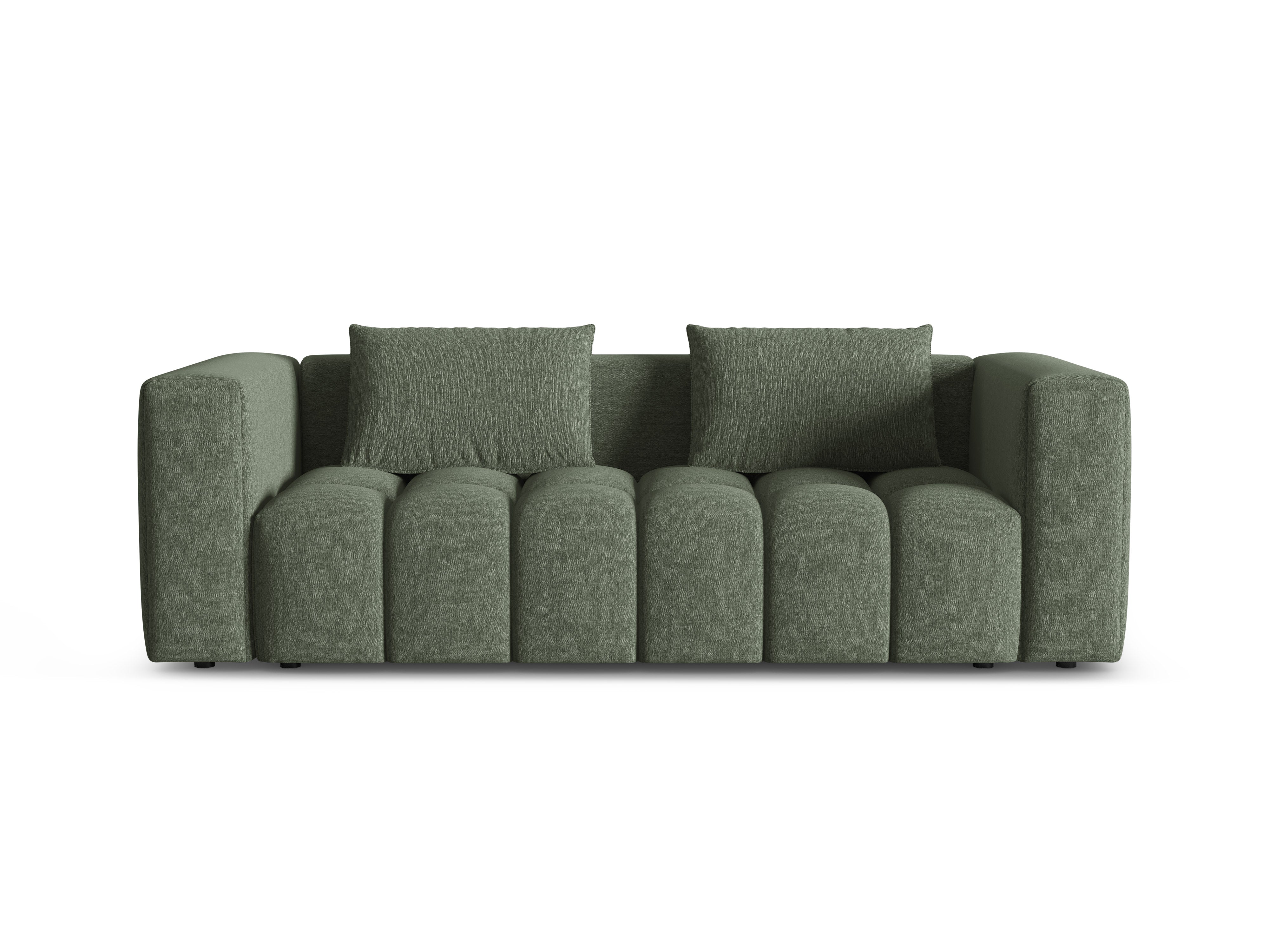 Sofa pre 3 osoby s funkciou spania VERONA olivová