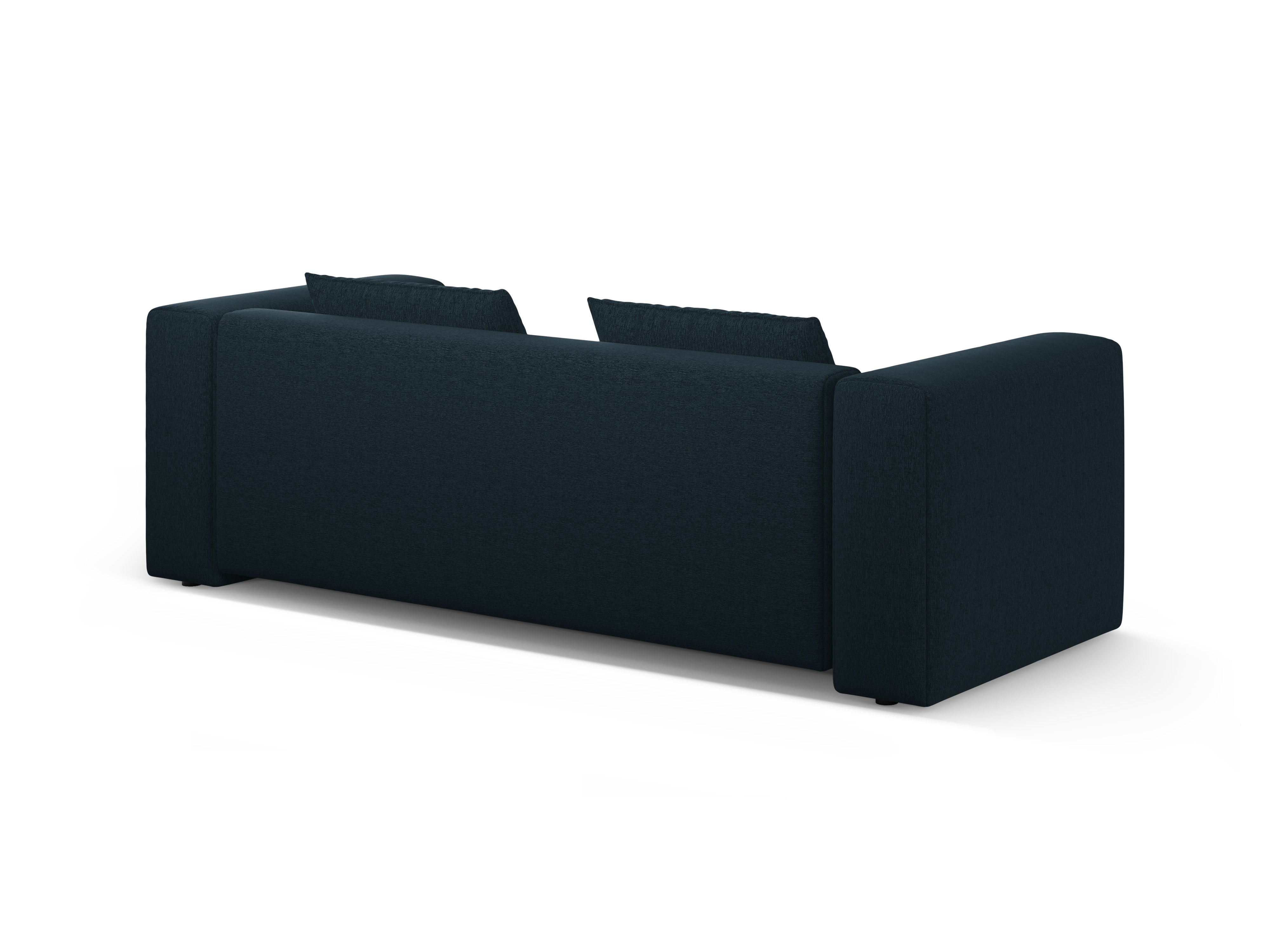 Sofa pre 3 osoby s funkciou spania VERONA tmavomodrá