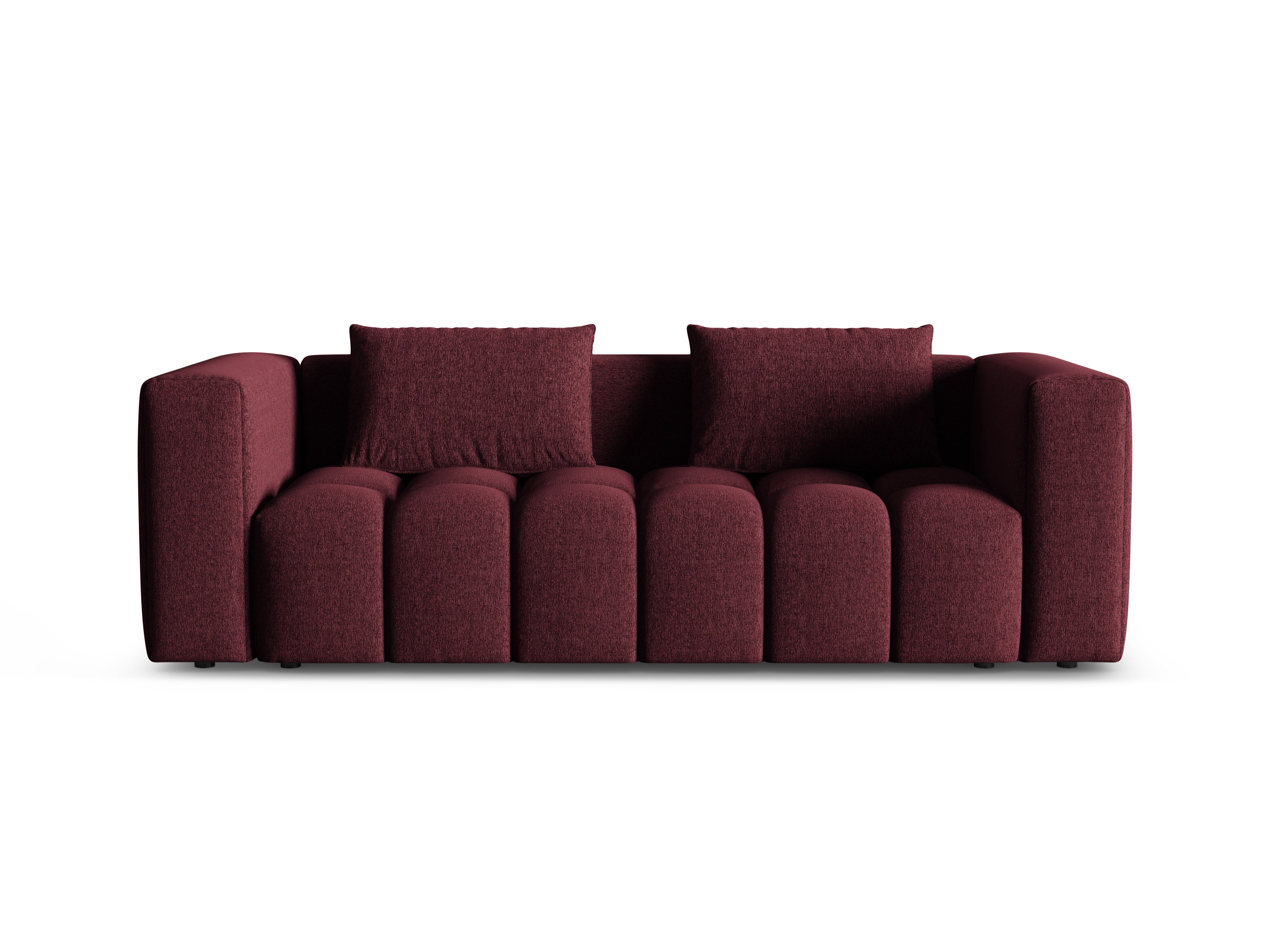 Sofa pre 3 osoby s funkciou spania VERONA burgundská