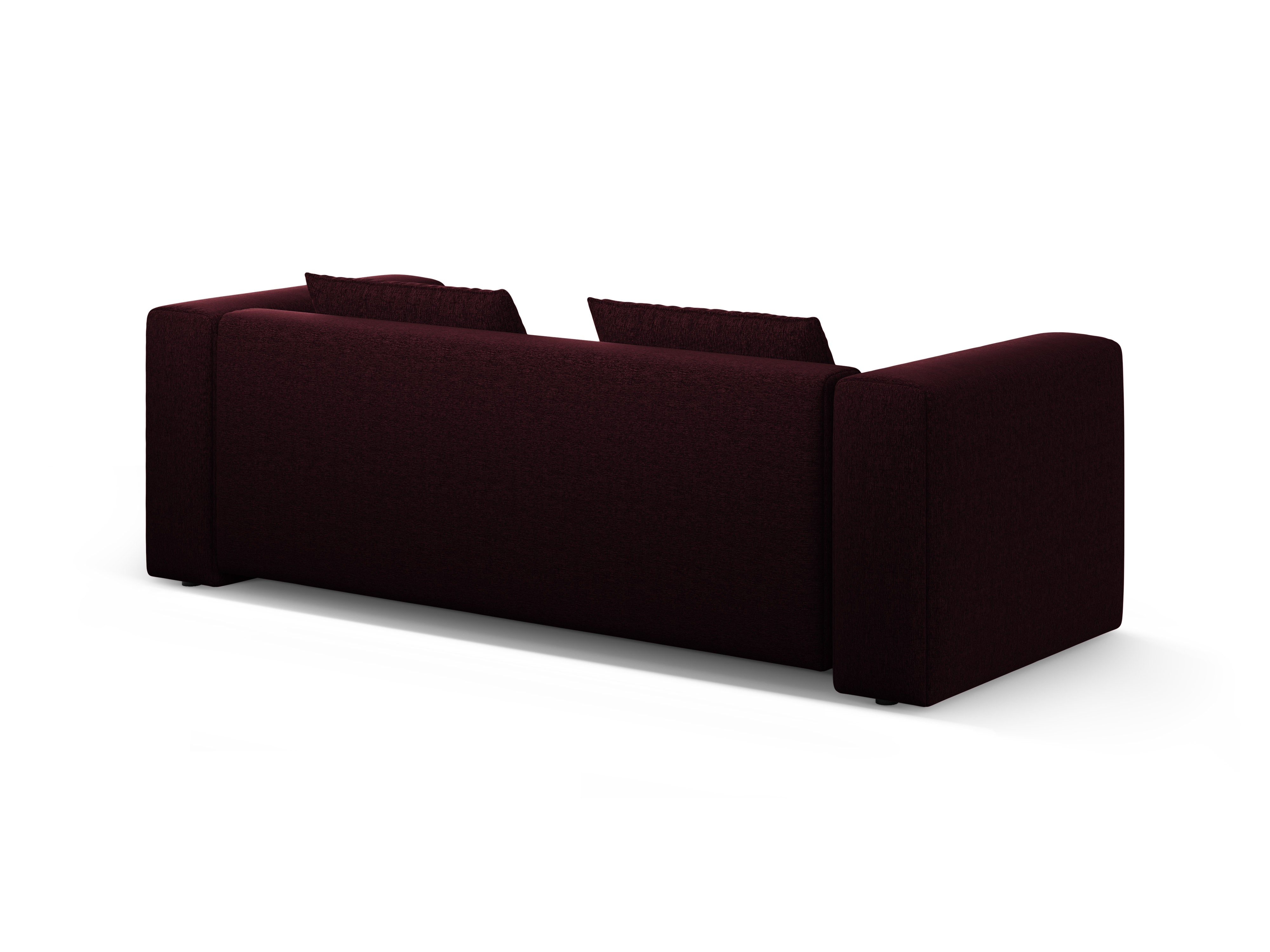Sofa pre 3 osoby s funkciou spania VERONA burgundská