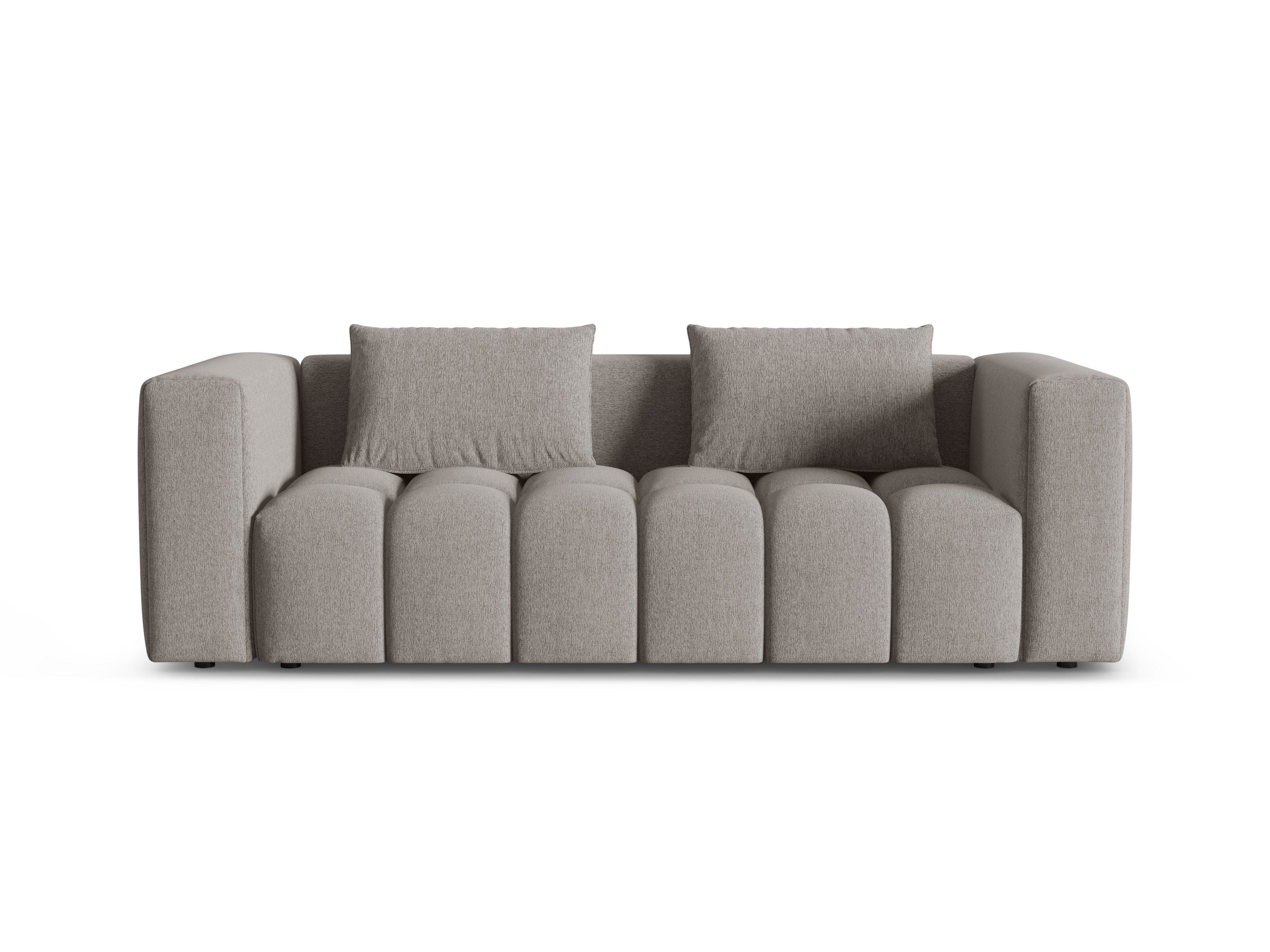 Sofa pre 3 osoby s funkciou spania VERONA teplá šedá