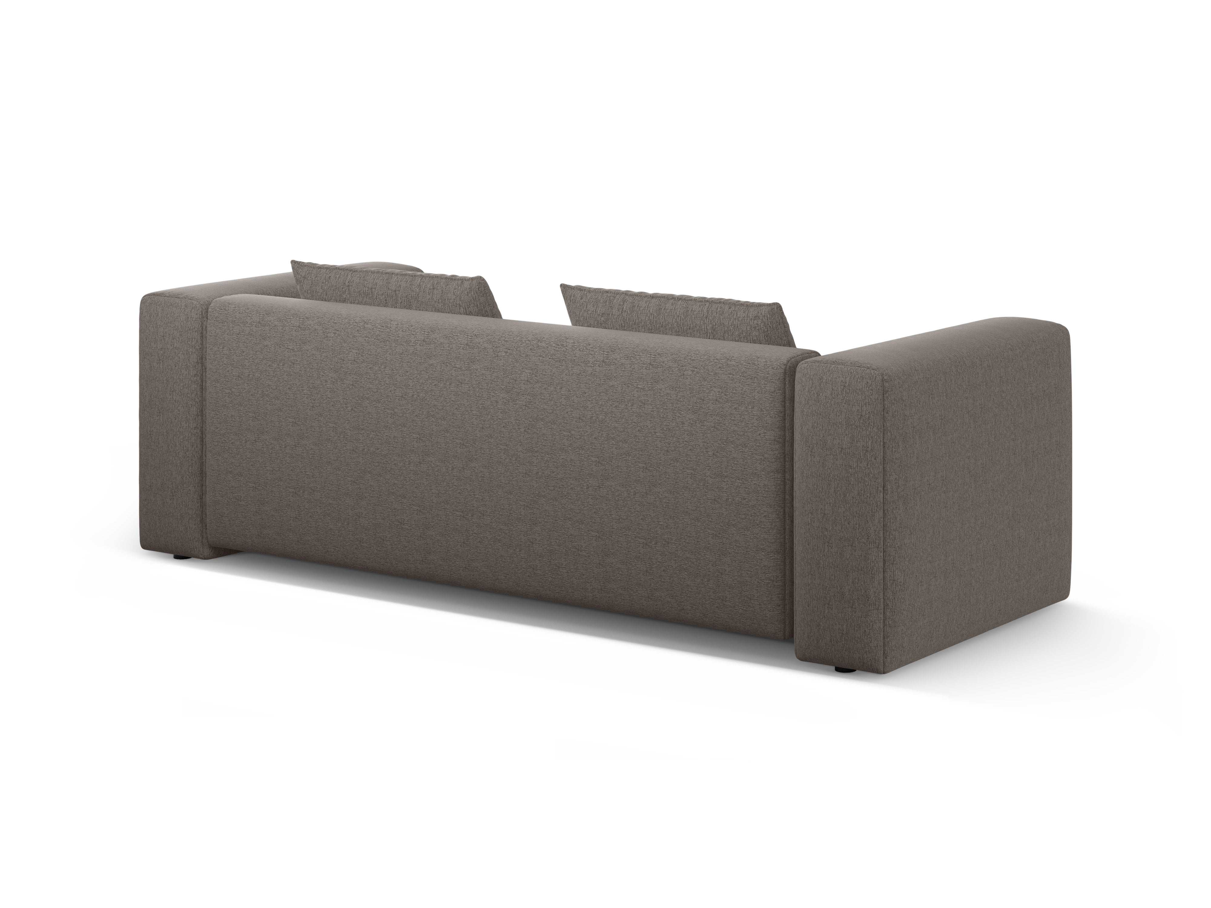 Sofa pre 3 osoby s funkciou spania VERONA teplá šedá