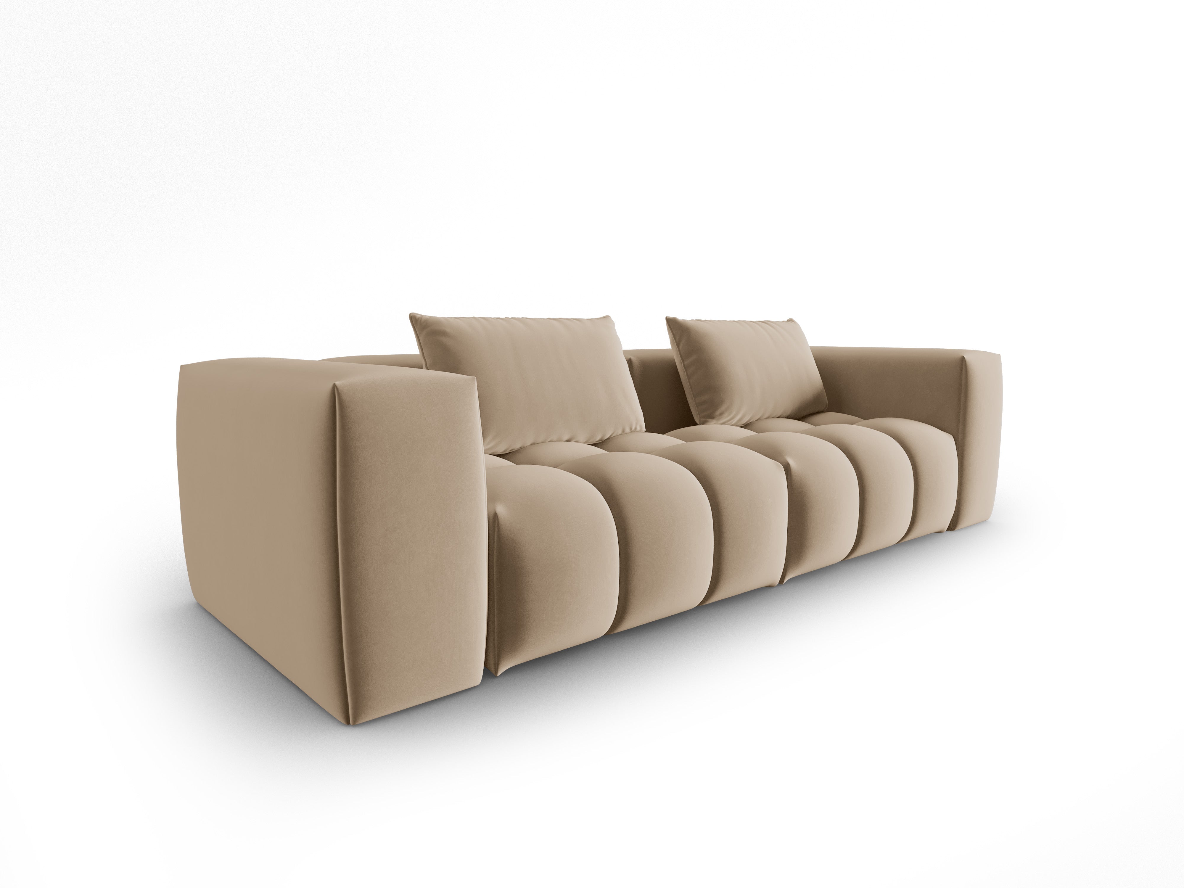 Sofa zamatová 3-miestna VERONA piesková