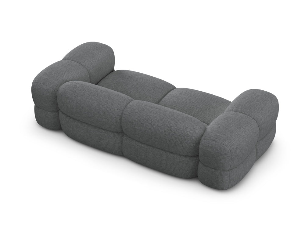 Sofa 3-osobová LORETTO šedobledomodrá