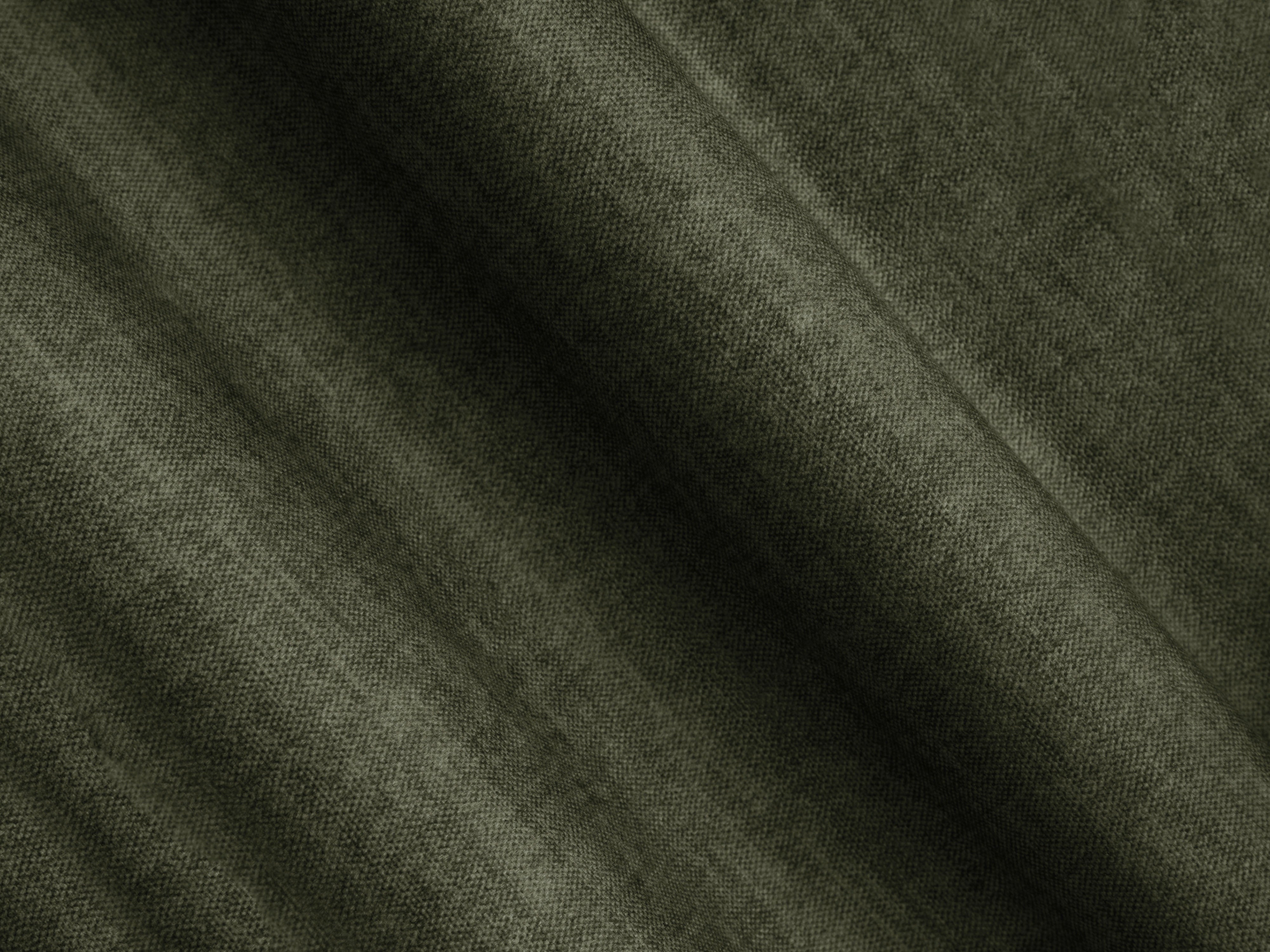 Sofa z jemného velúru pre 4 osoby CAMPI zelená