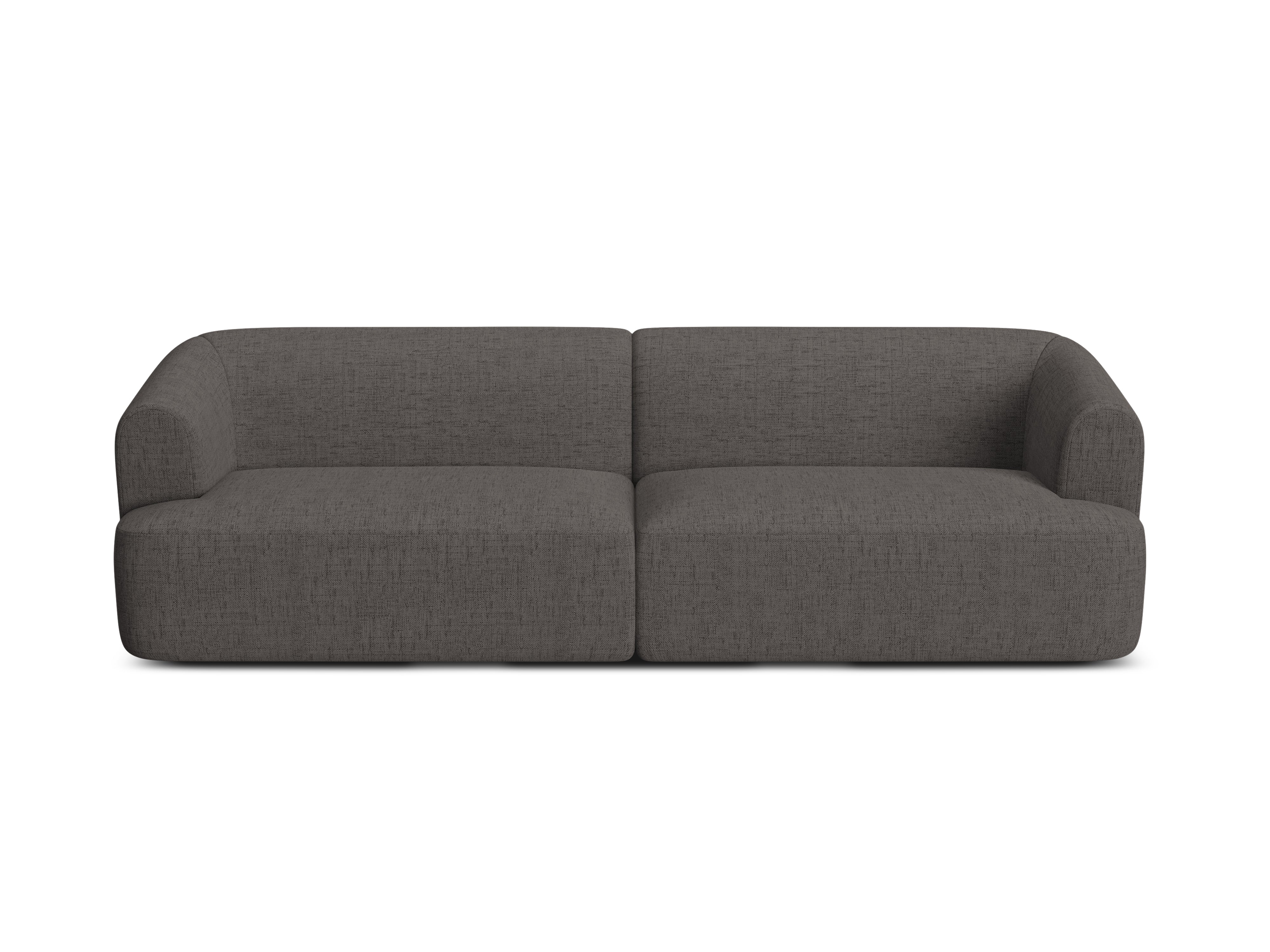 4-seater CAMPI sofa gray chenille
