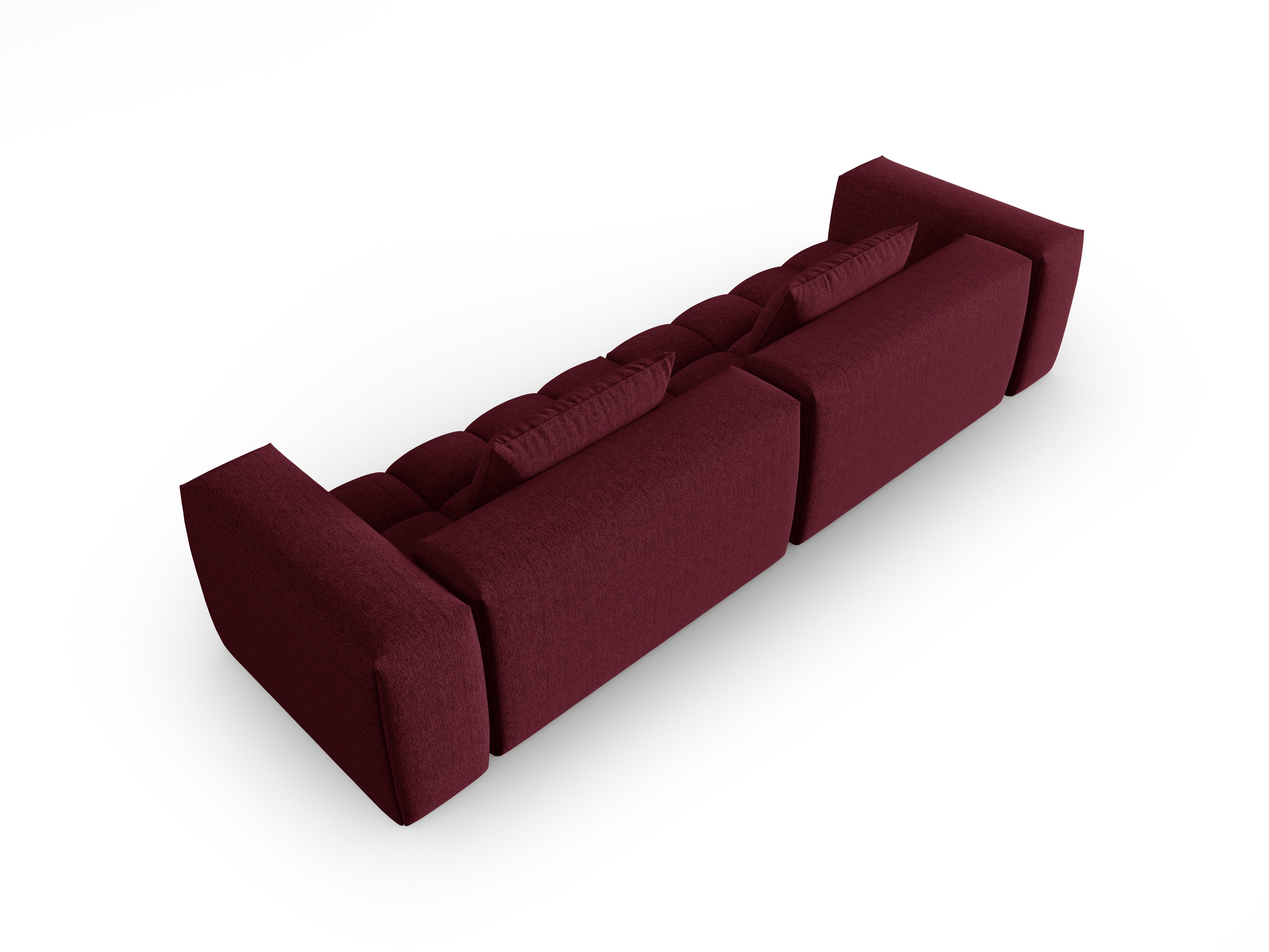 Sofa 5-osobová VERONA burgundová