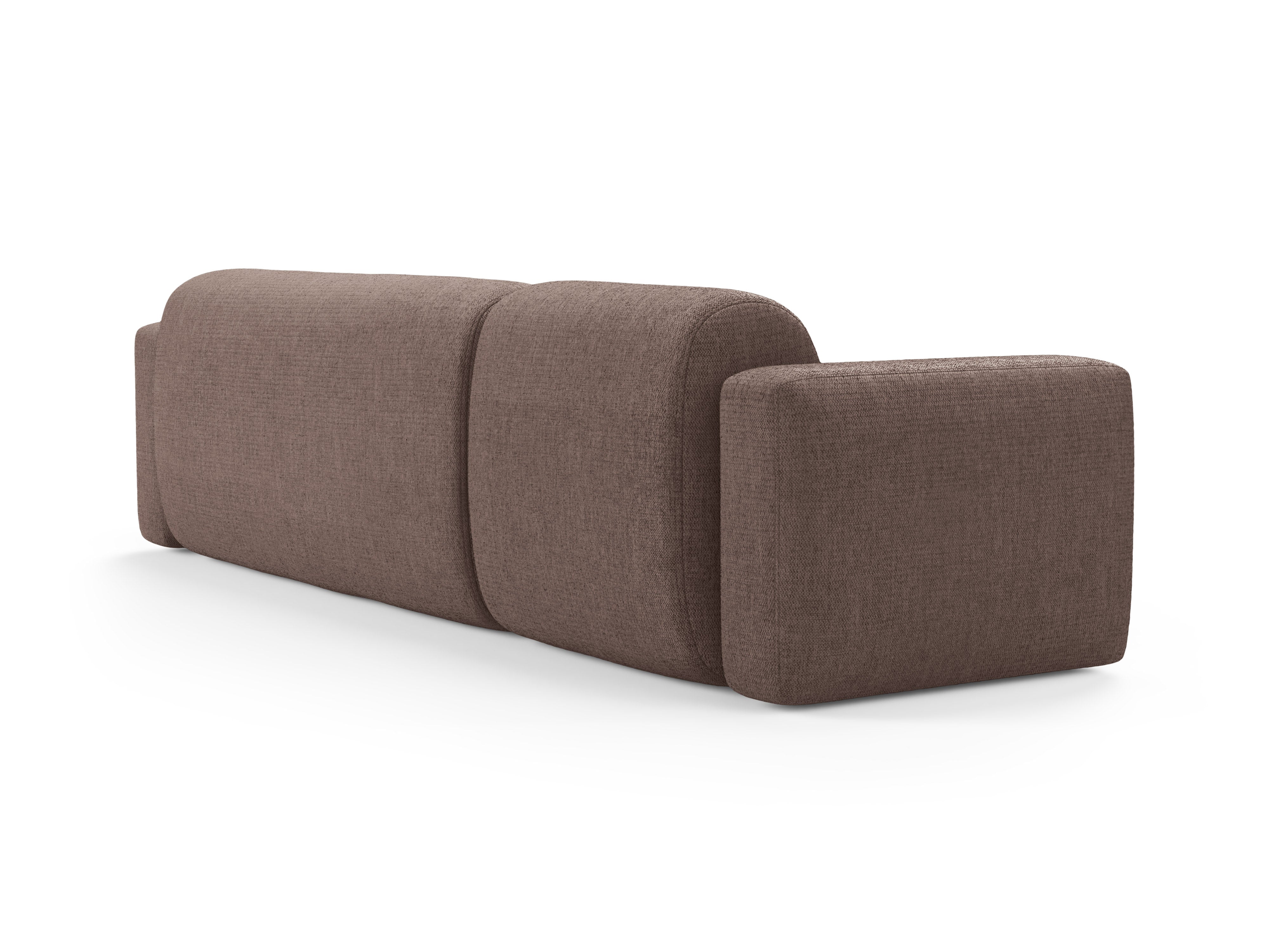 Left-sided corner sofa STRINO beige chenille