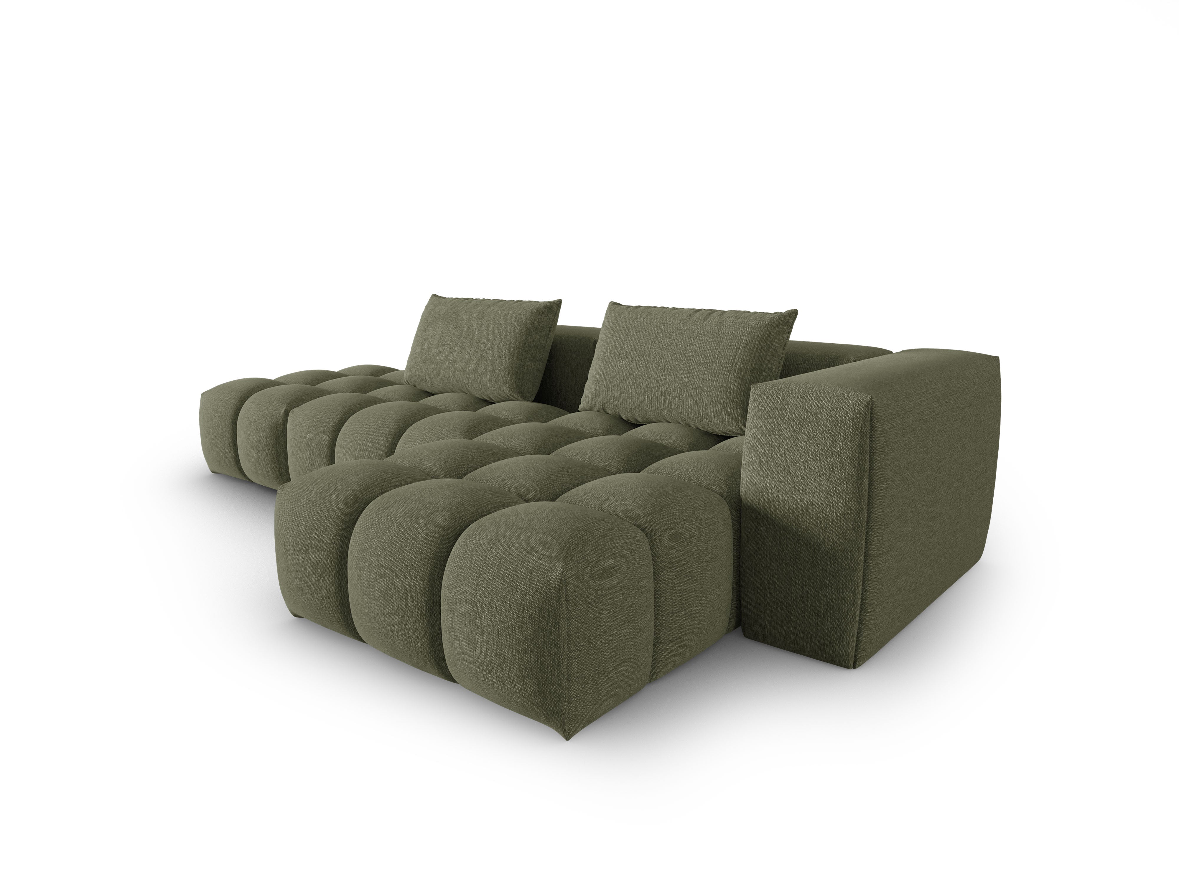 VERONA open right-facing 4-seater corner sofa olive