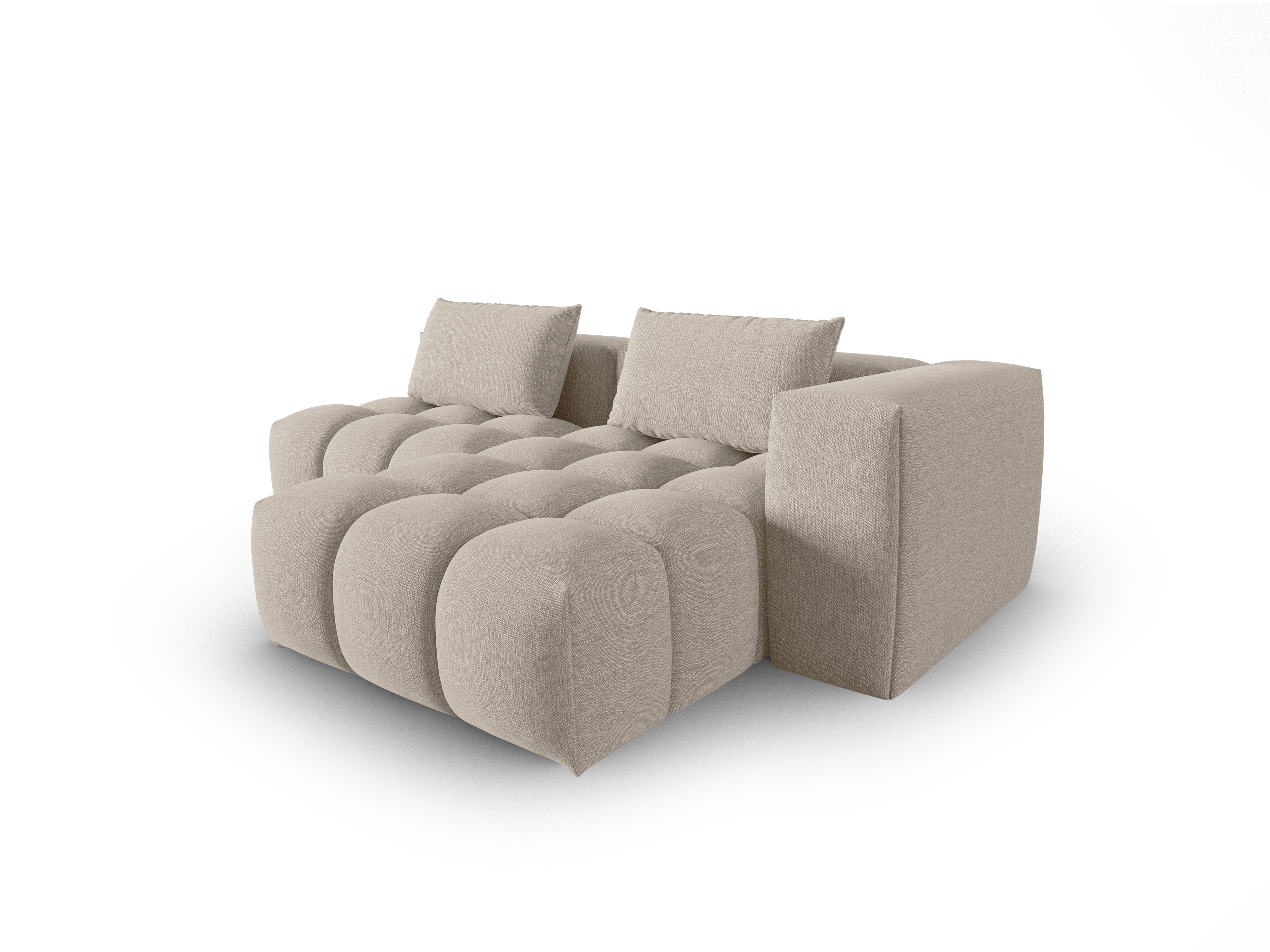 Right-facing open 3-seater corner sofa VERONA sand