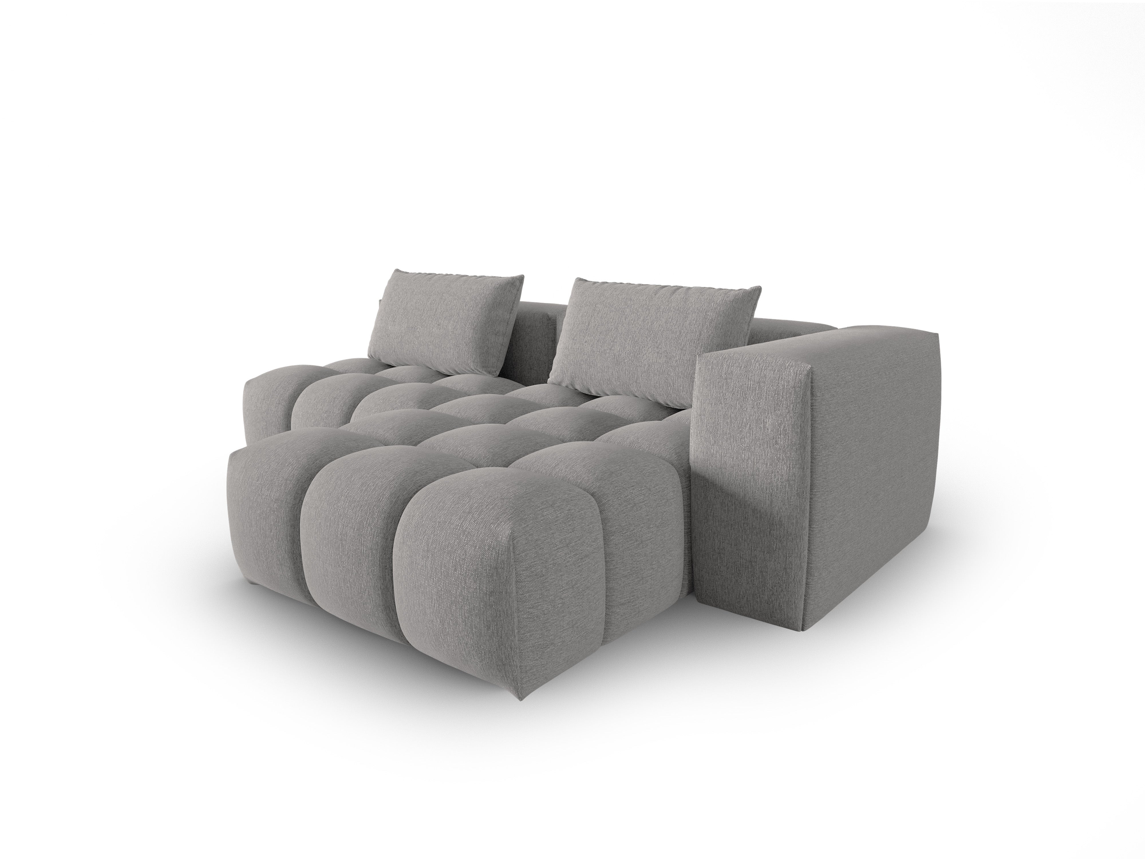 Right-facing open 3-seater corner sofa VERONA warm gray