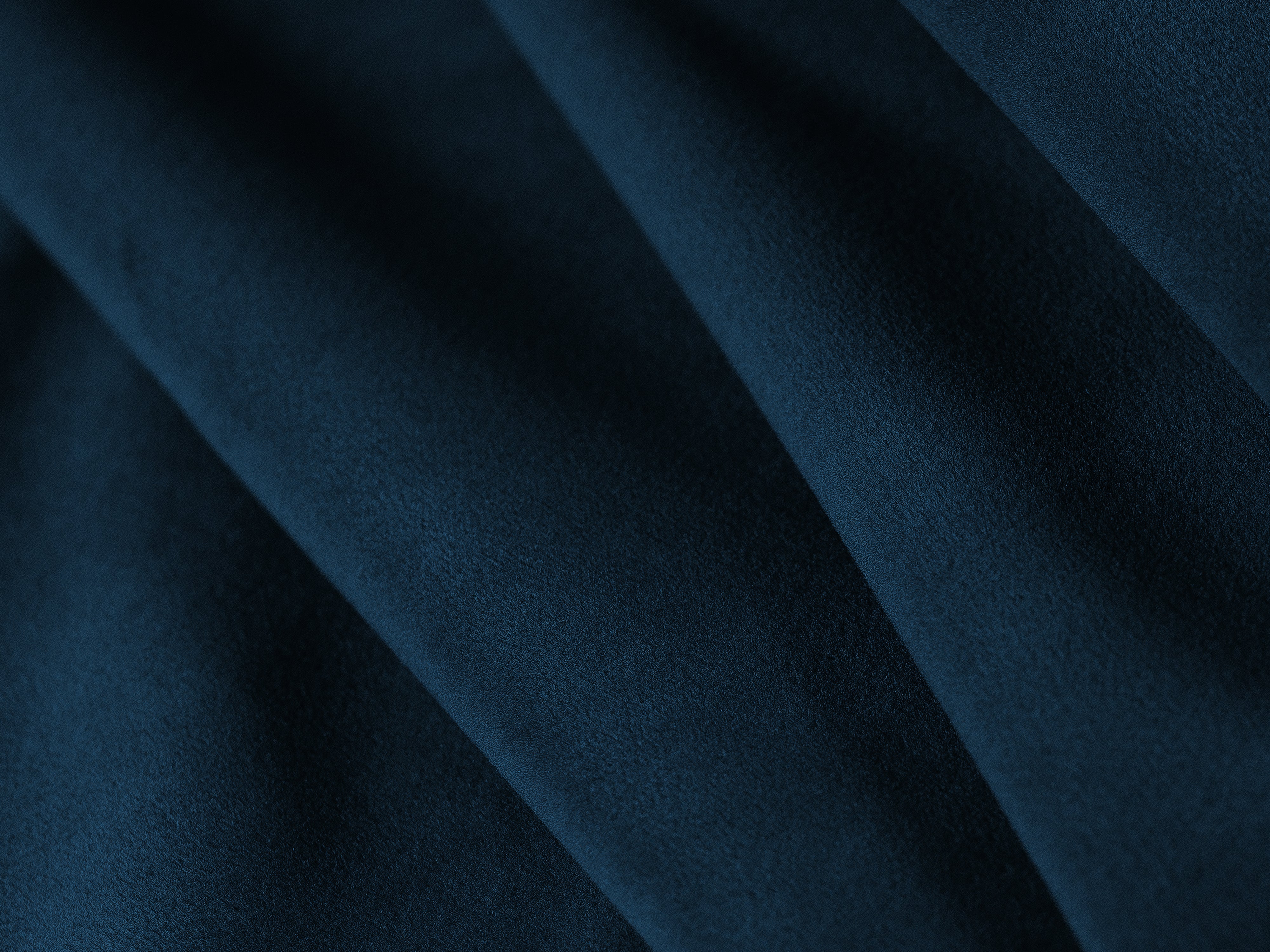 Velvet corner sofa for 4 people, left-facing CORTINA in royal blue [Ewelina]