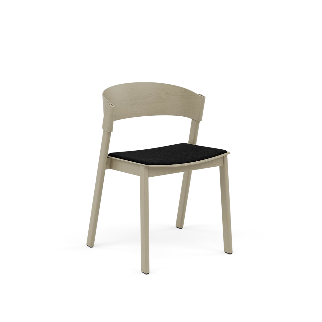 COVER Chair - Customizable with a Dark Beige Base