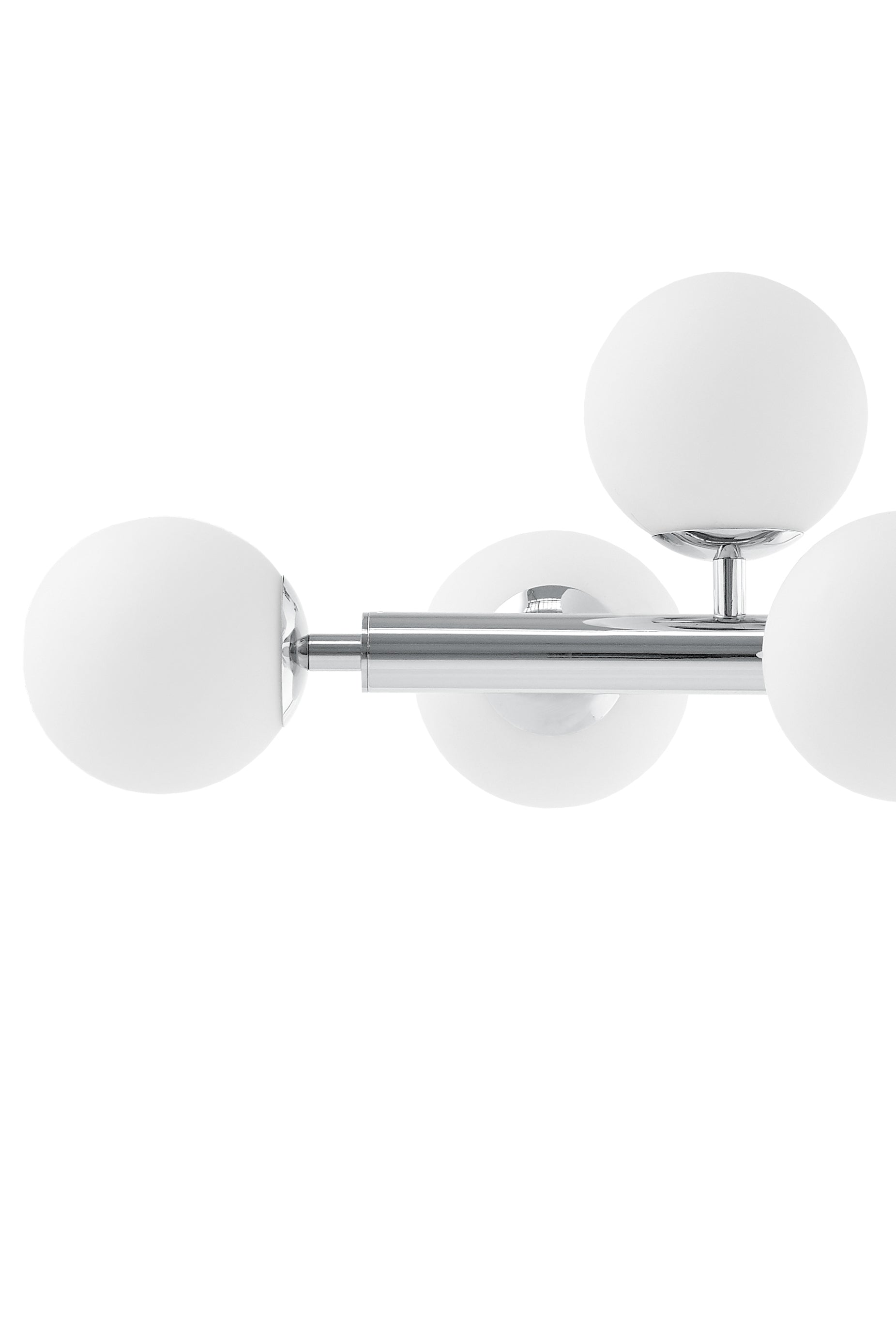 CUMULUS 3 Chrome Ceiling Lamp