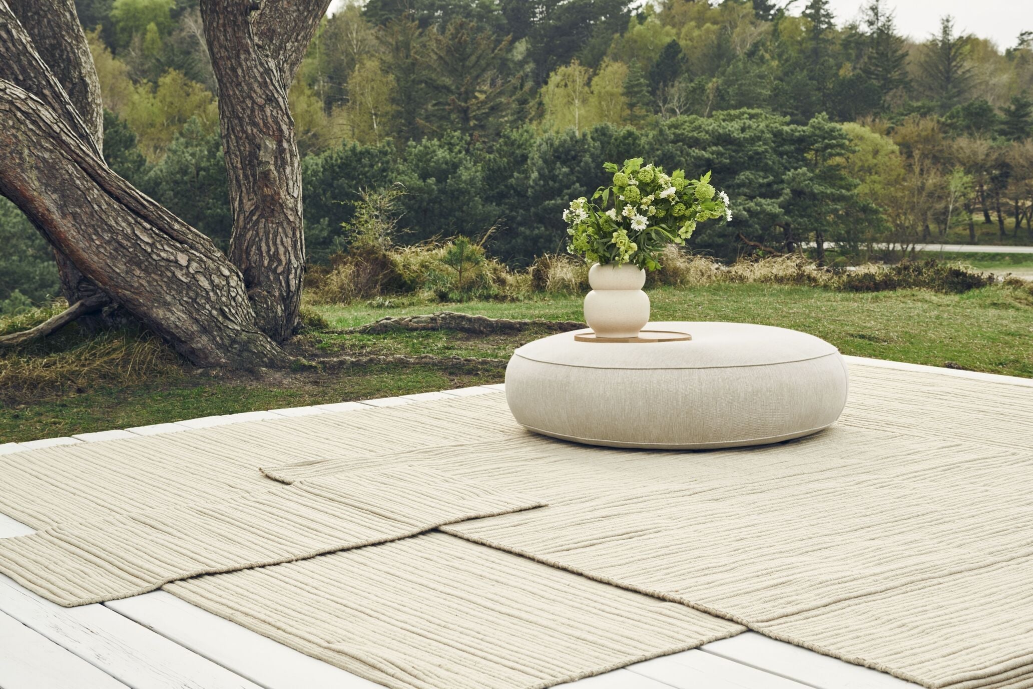 Vonkajší puf CALM čalúnený