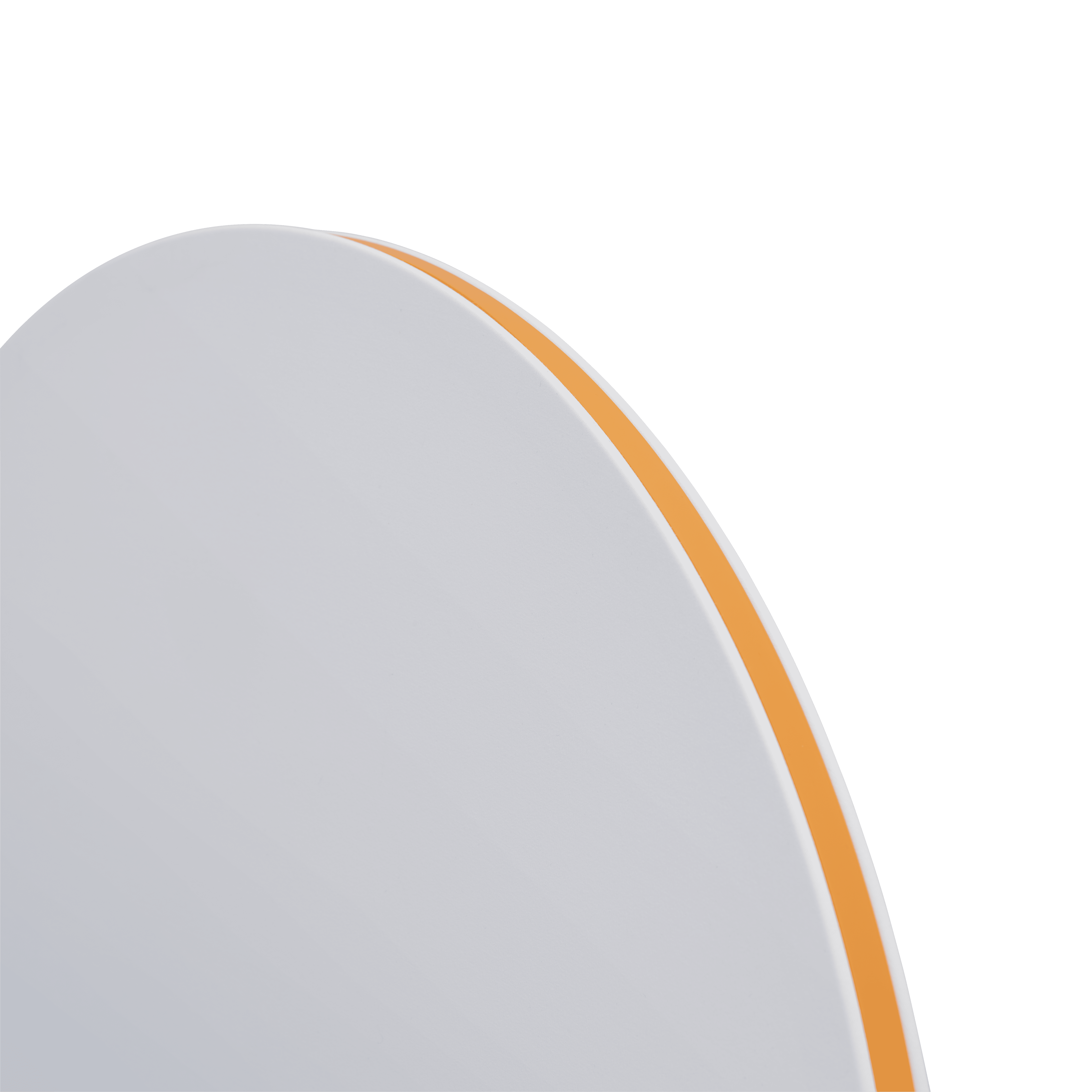 Nástenná lampa CALM biela s oranžovým okrajom