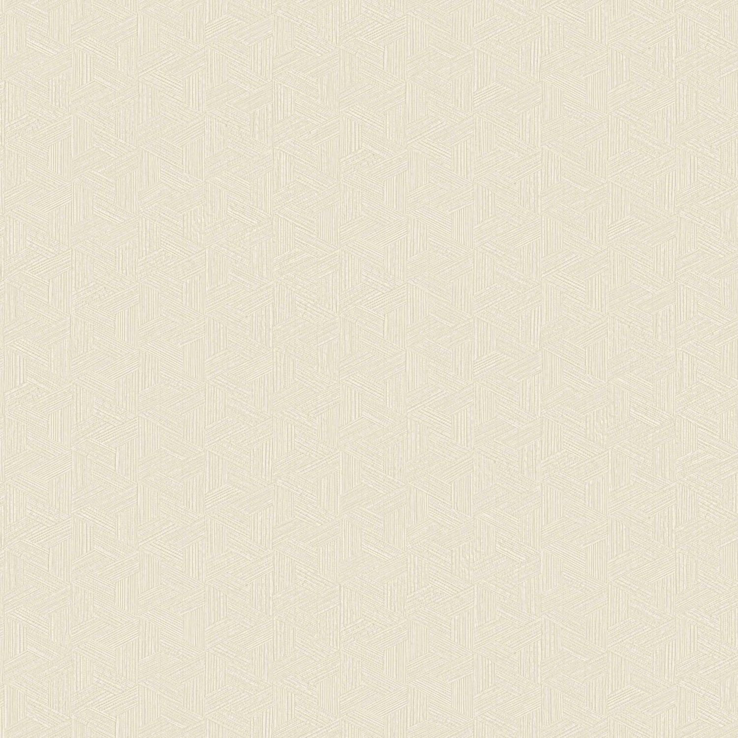 Tapeta so štruktúrou geometrie inšpirovaná listami banánovníka LINDU - IVOIRE slonová kosť