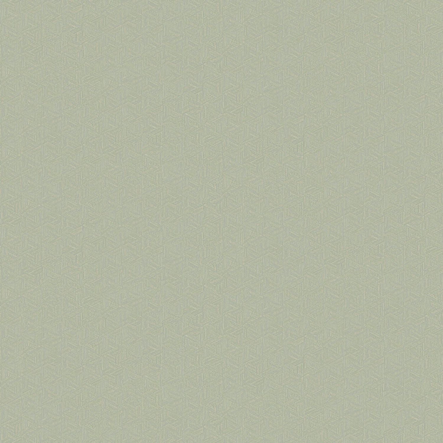 Geometric Structural Wallpaper Inspired by Banana Leaves LINDU - OPALINE Light Green