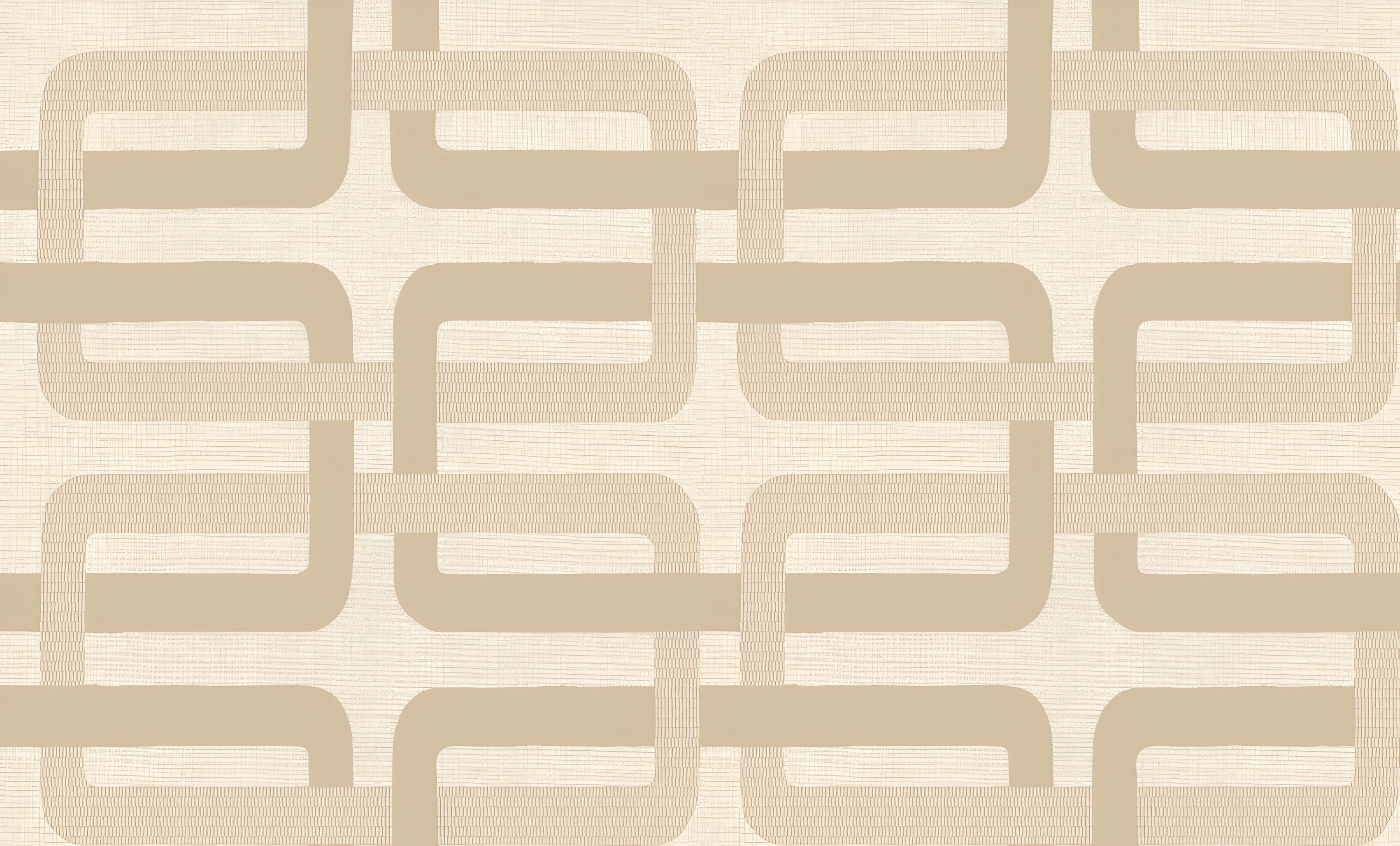Tapeta so štruktúrou a geometrickým vzorom MATJARA - SABLE/NACRÉ svetlo béžová