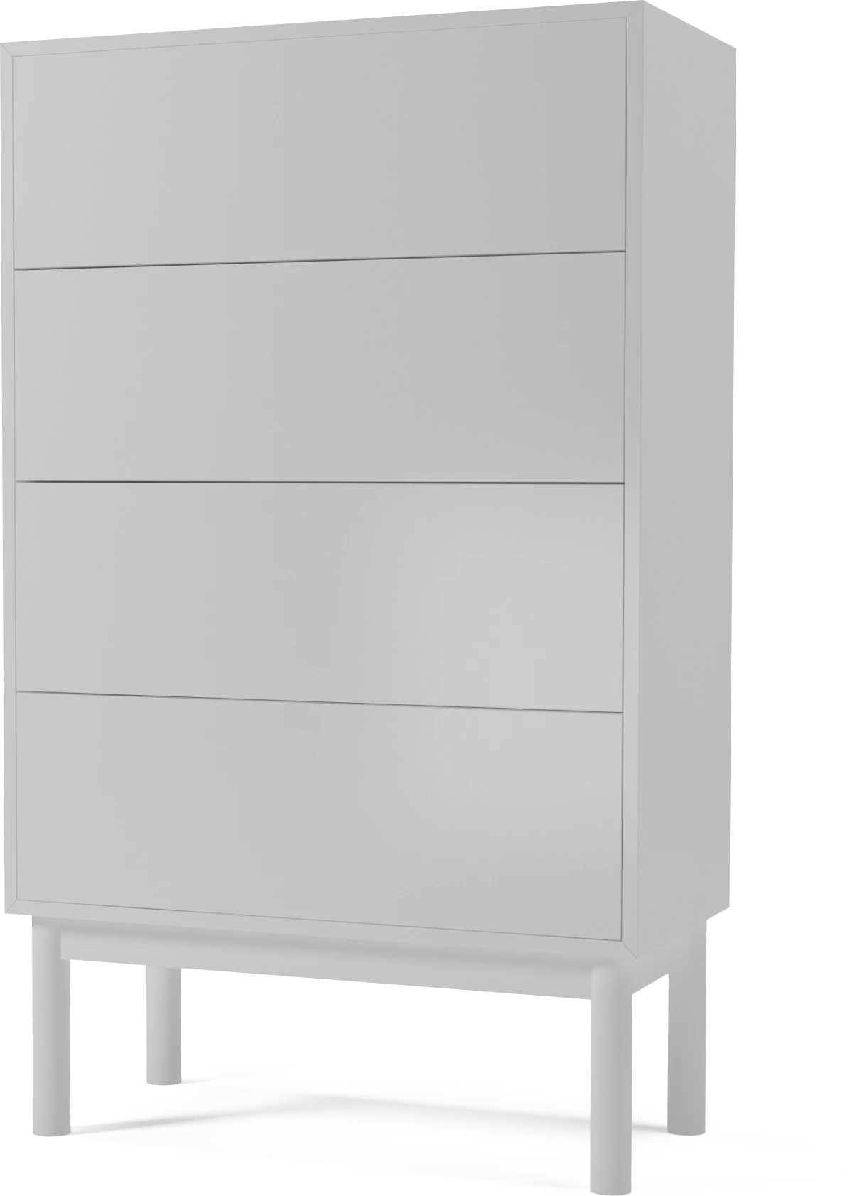Kredenc CASE biely