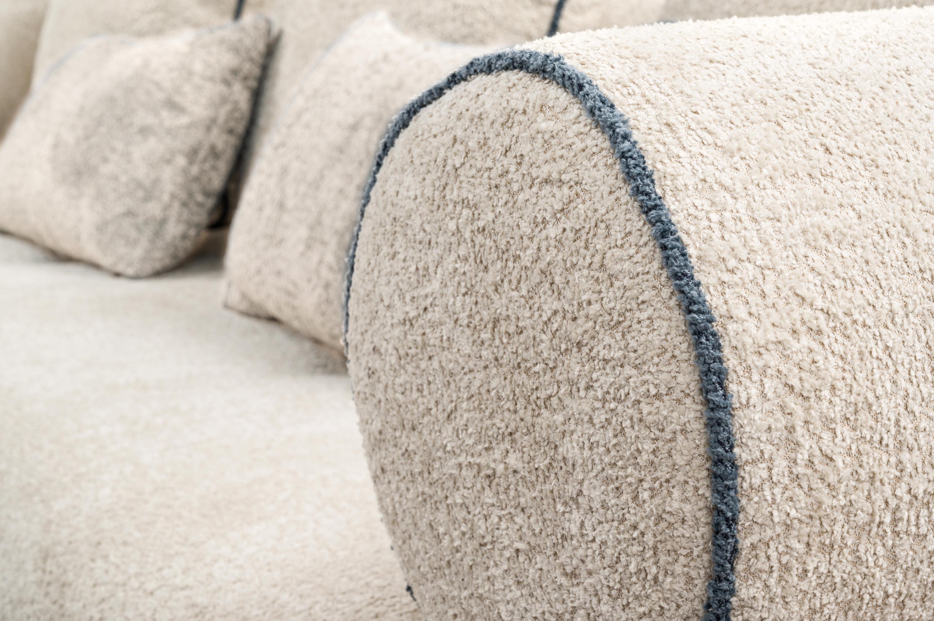 Left-facing corner sofa CASABLANCA customizable