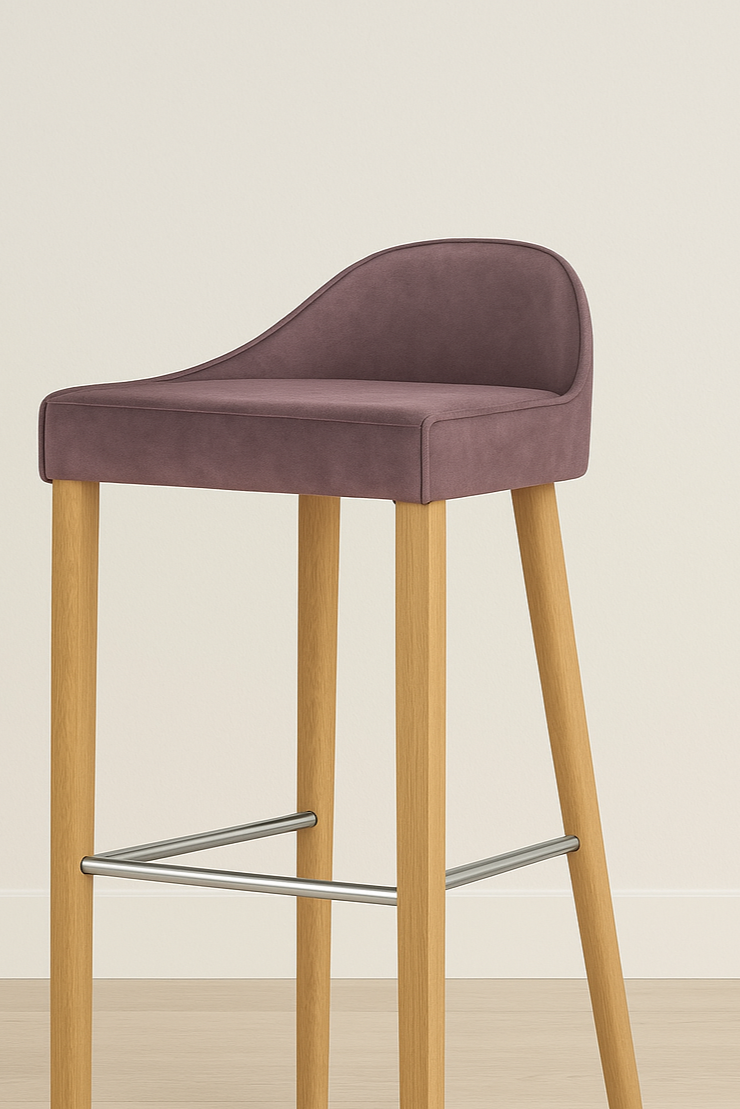 Upholstered LUBI H-5005 Stool