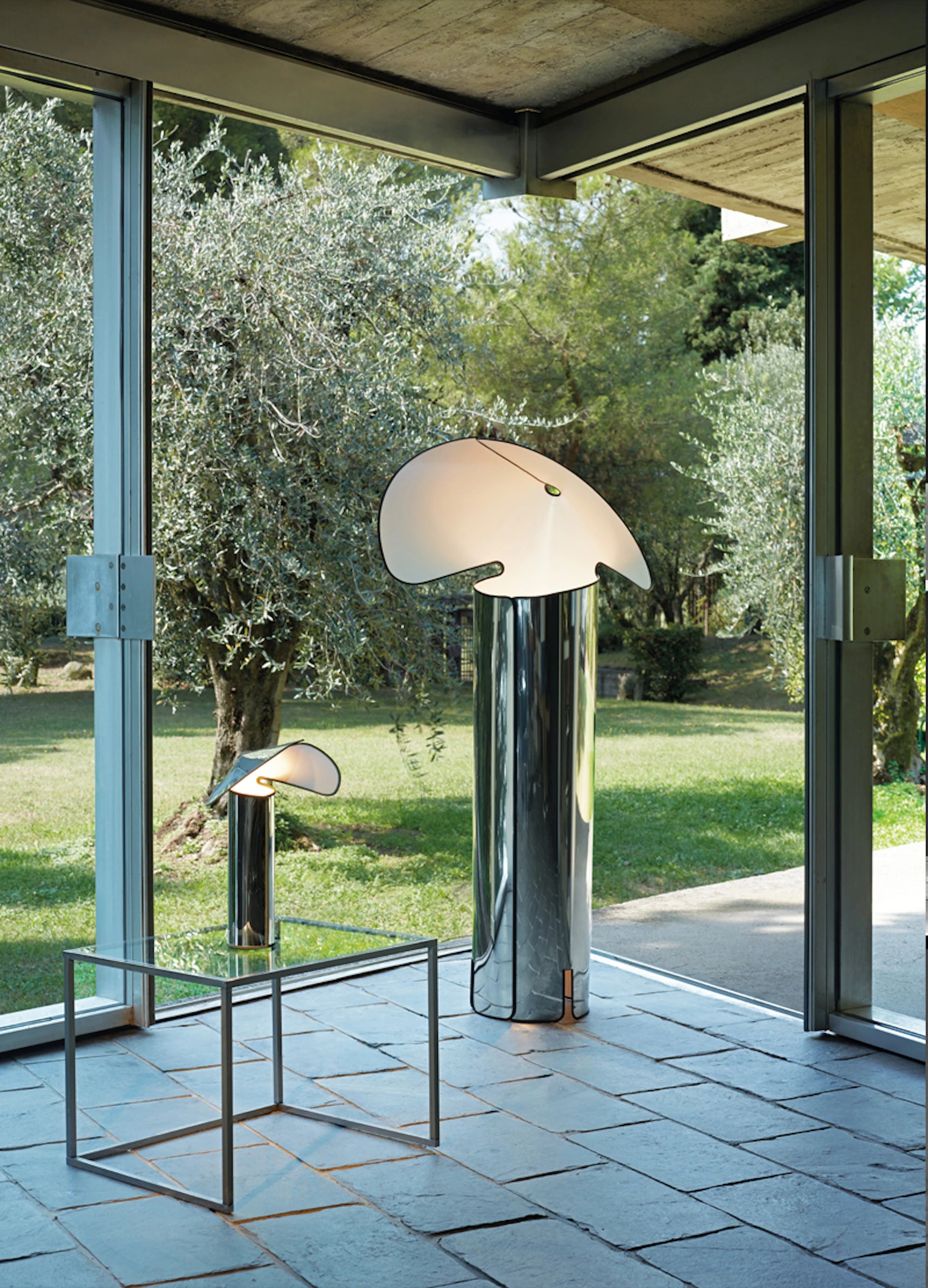 CHIARA Silver Floor Lamp